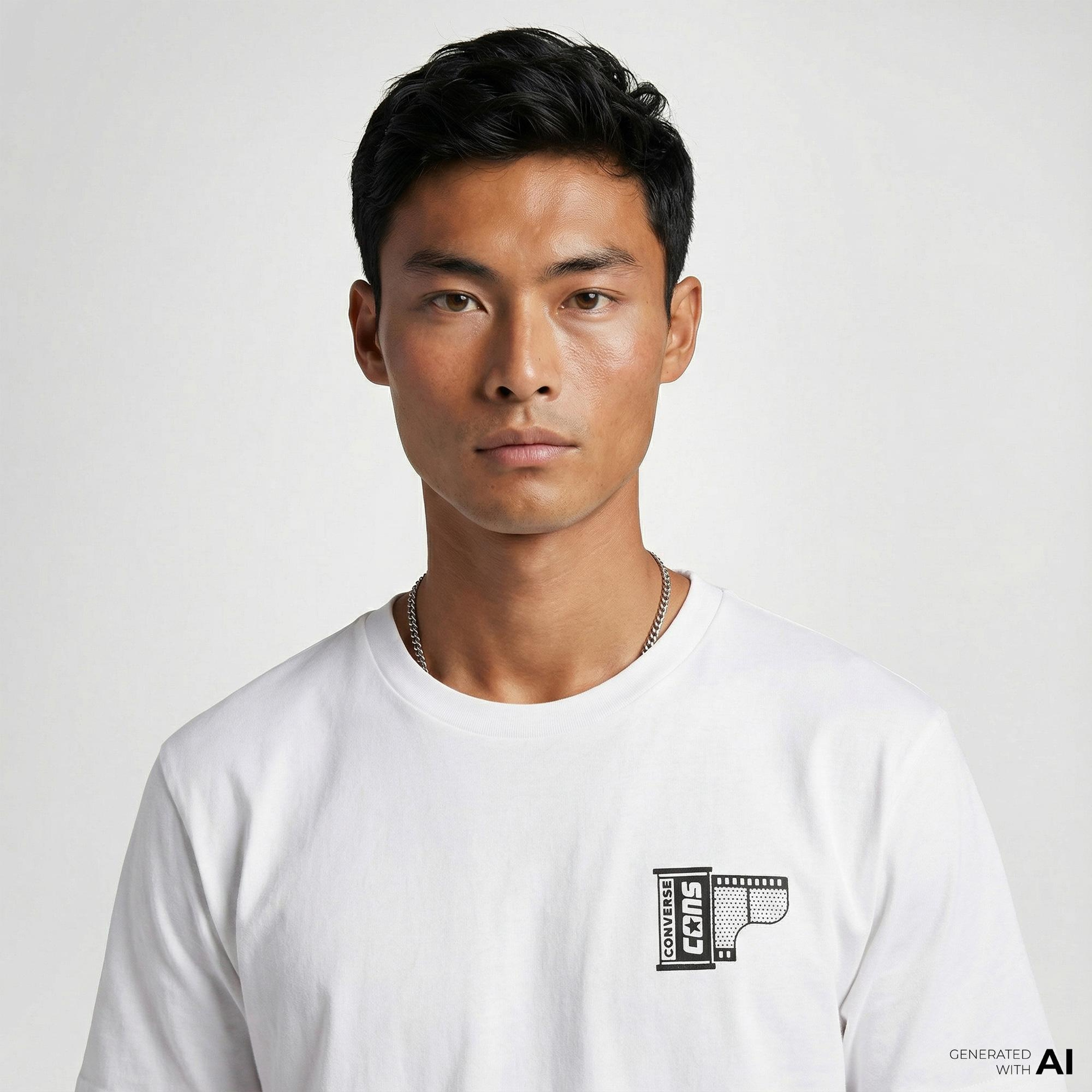 Converse Erkek Beyaz T-Shirt