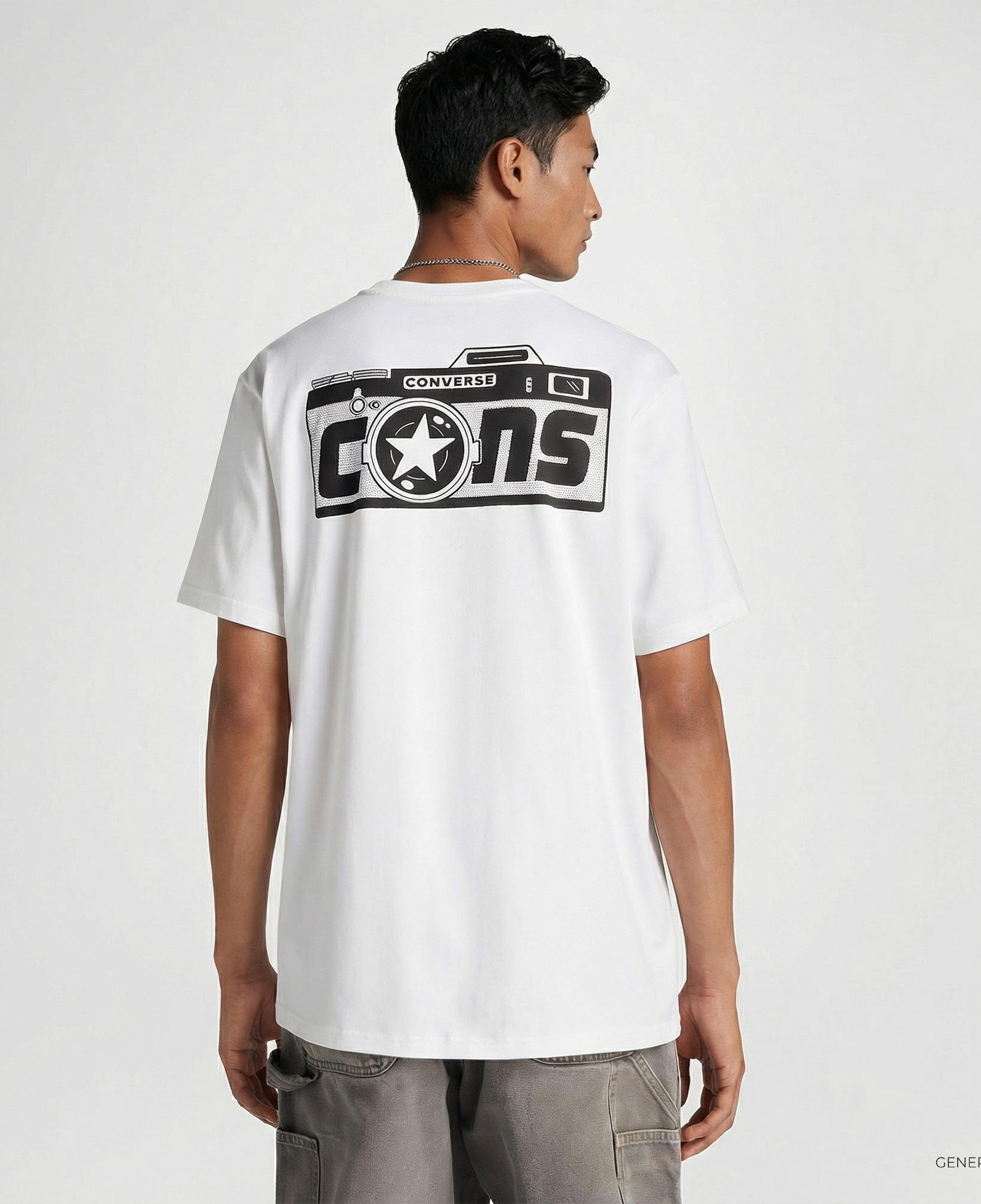 Converse Erkek Beyaz T-Shirt