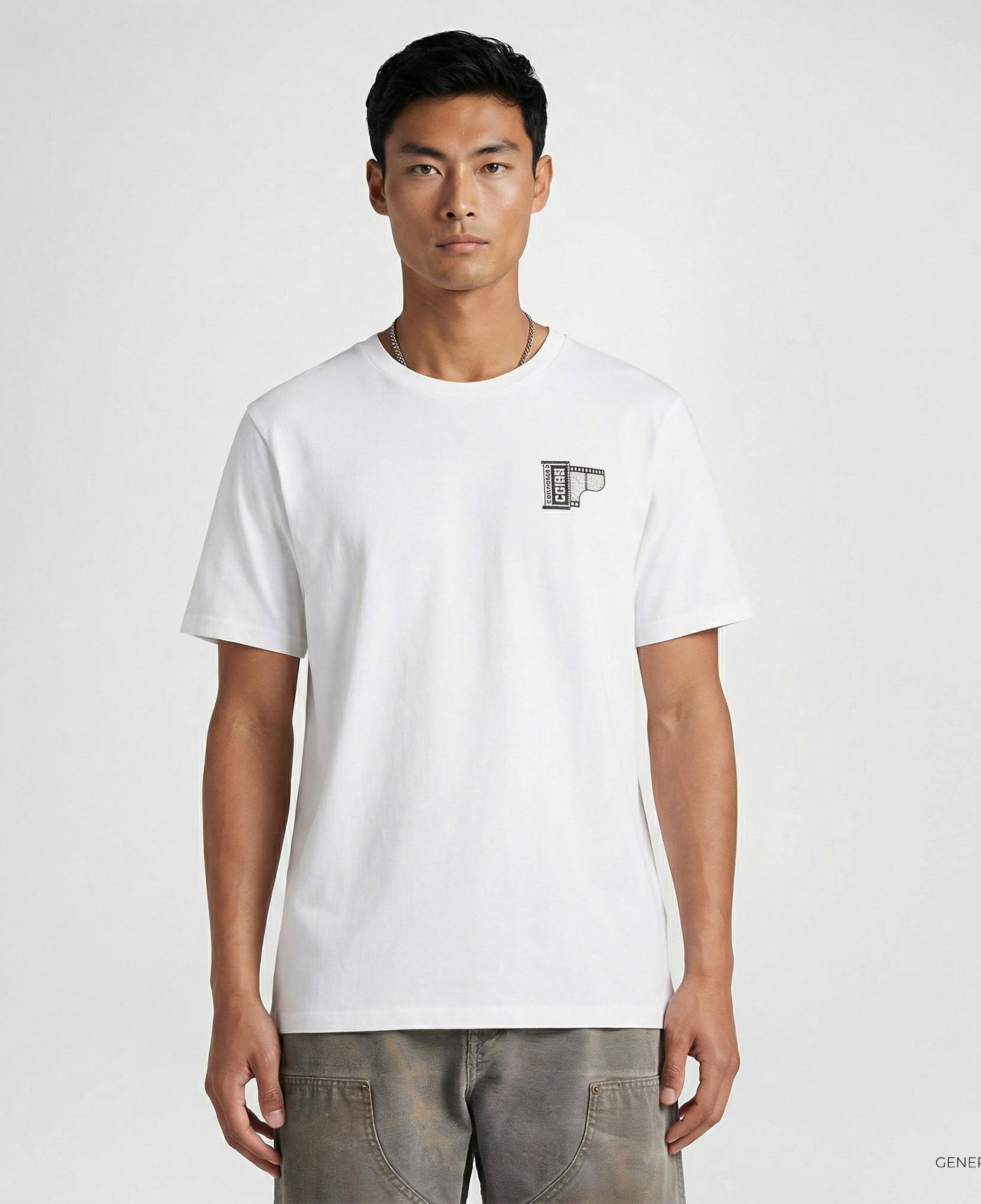 Converse Erkek Beyaz T-Shirt