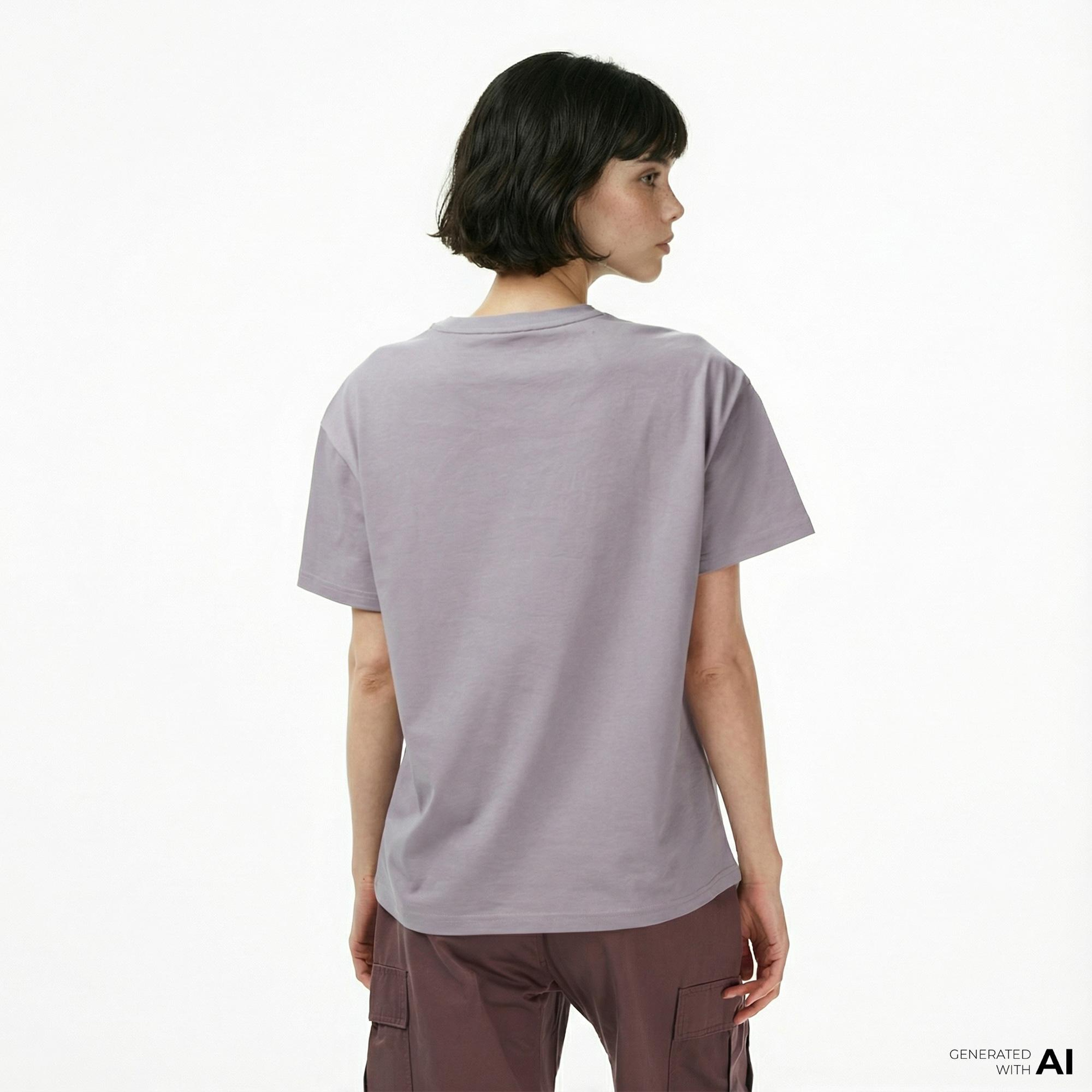 Converse Kadın Lila T-Shirt