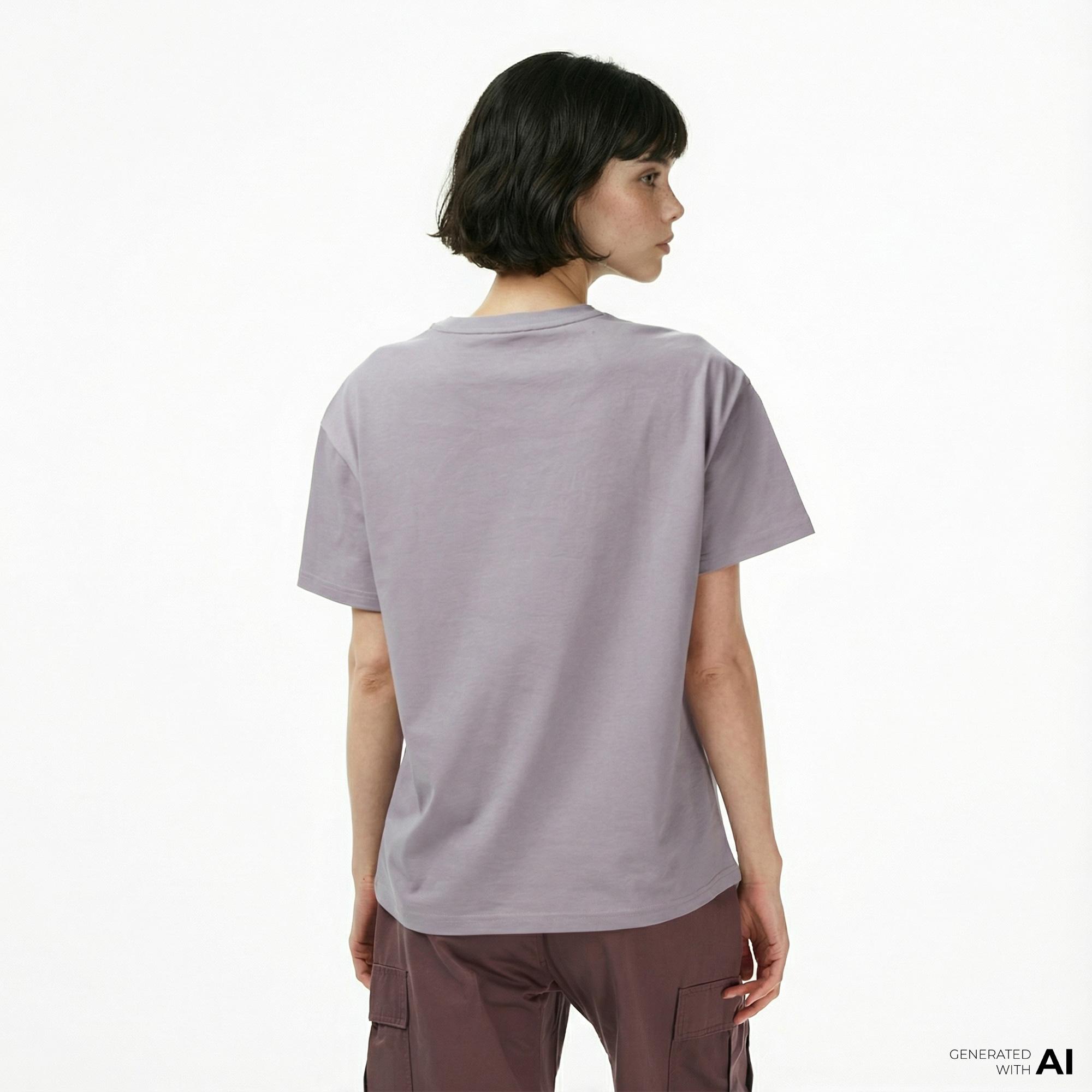 Converse Kadın Lila T-Shirt