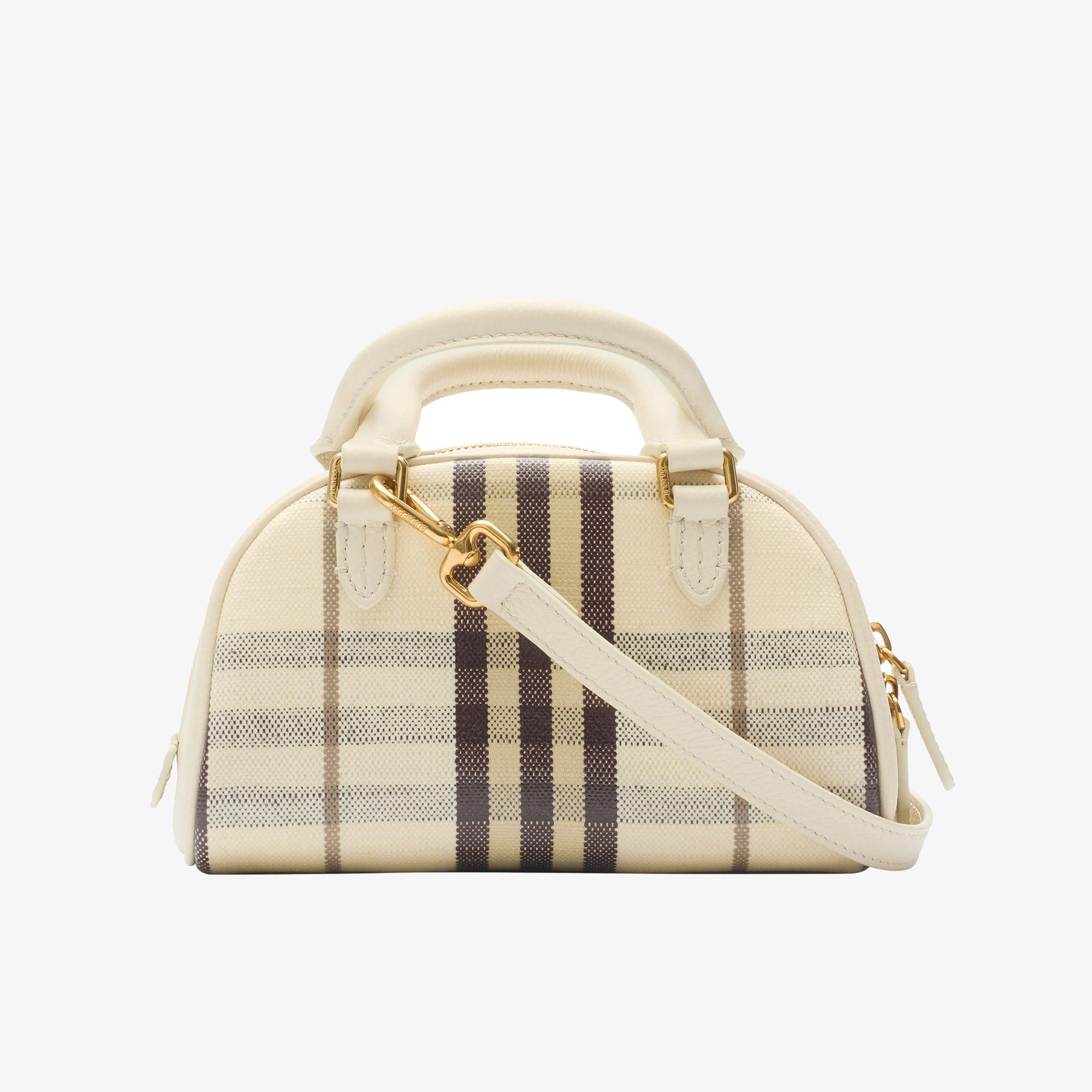 Burberry Hıghlands Bowlıng Kadın Bej El Çantası