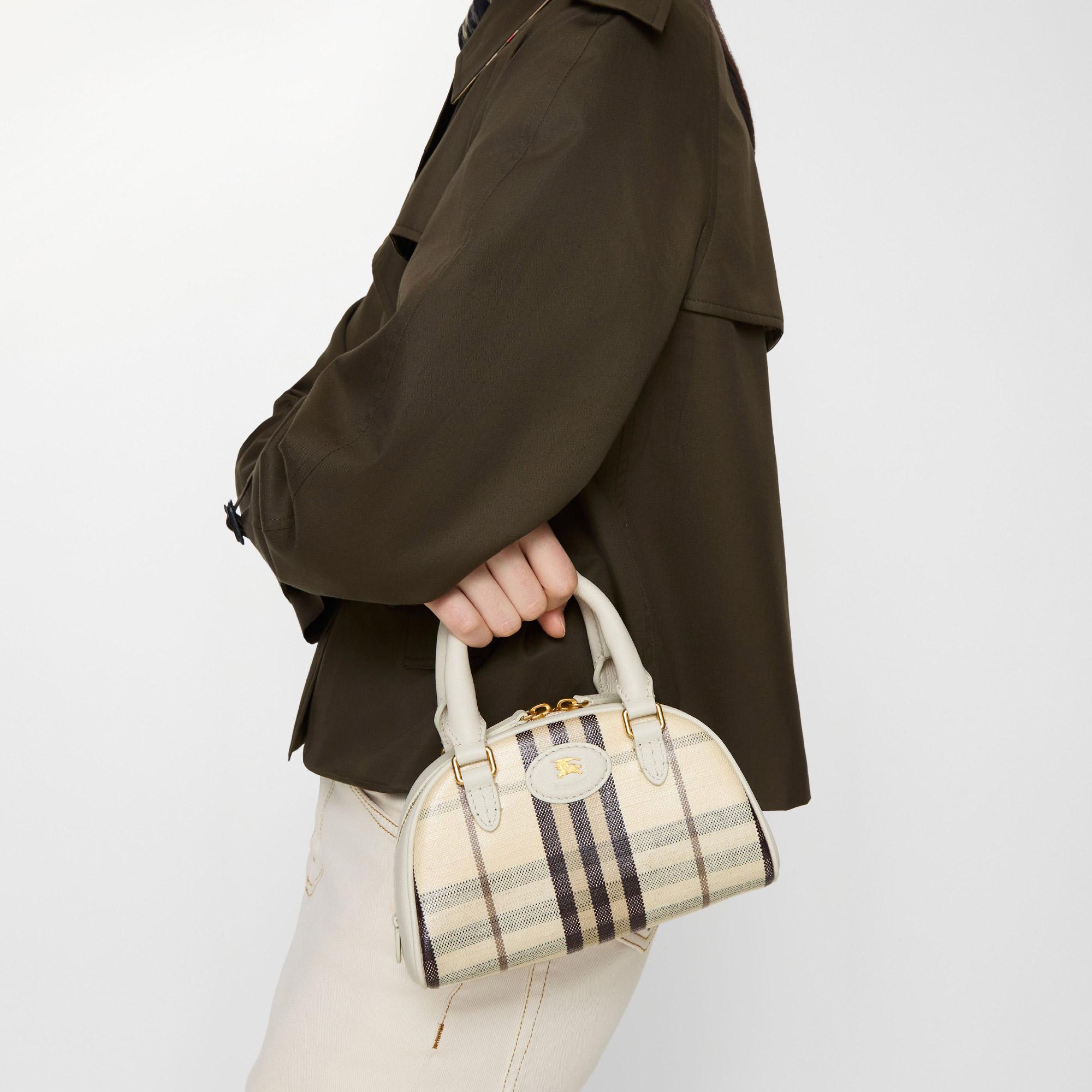 Burberry Hıghlands Bowlıng Kadın Bej El Çantası