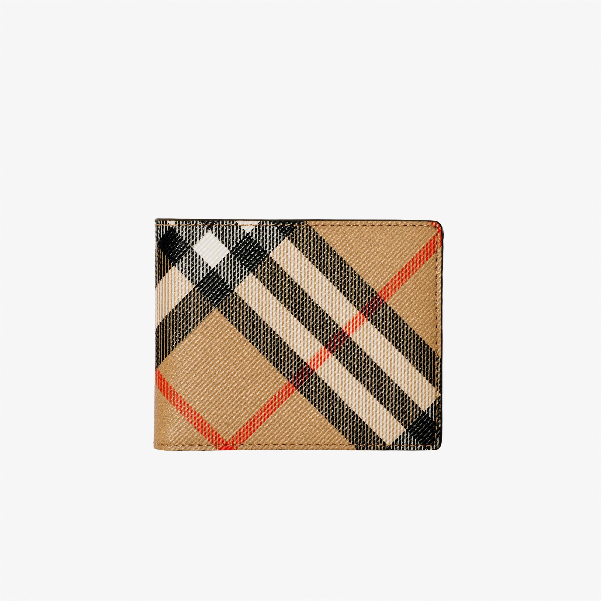 Burberry Bifold Erkek Bej Cüzdan