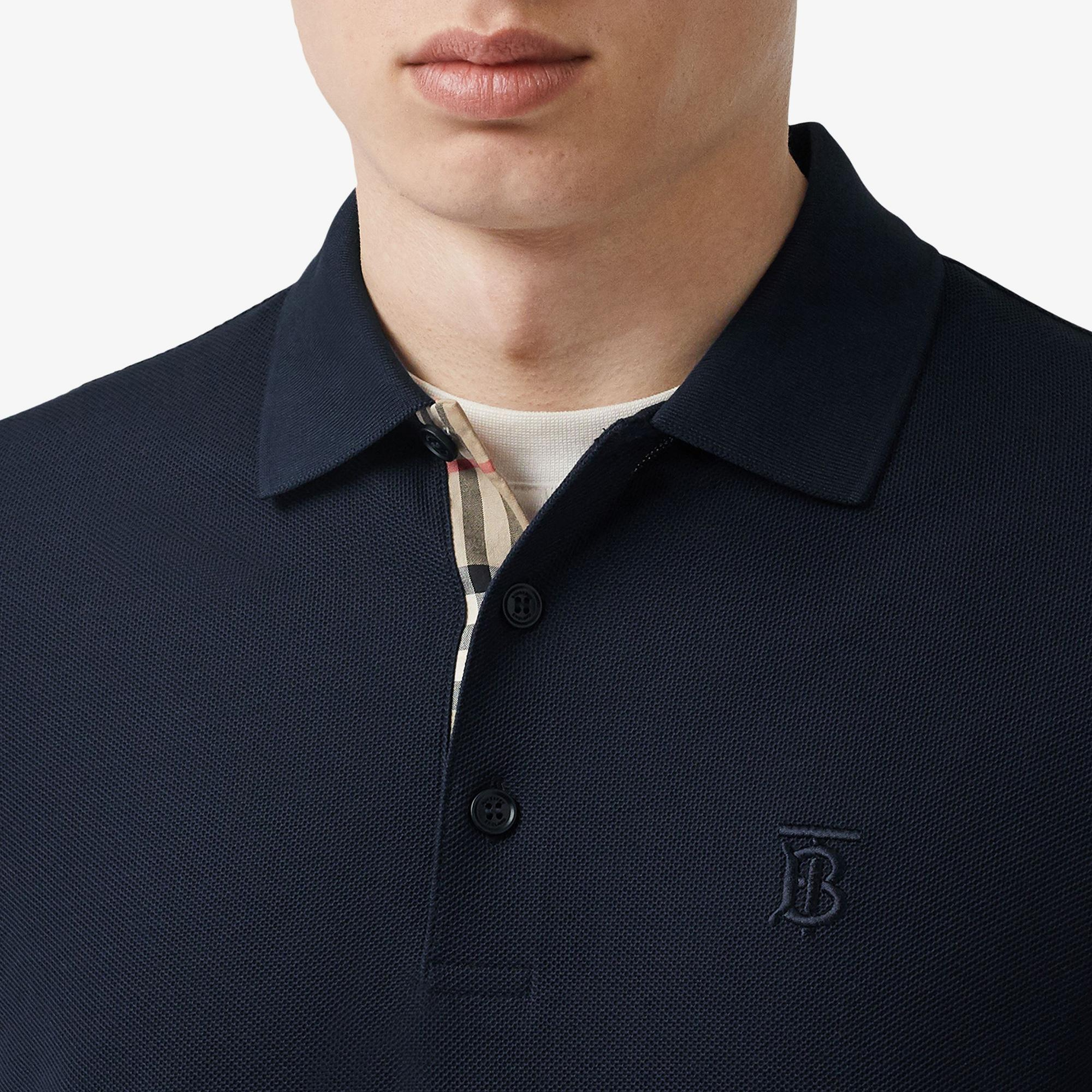 Burberry Eddie Monogram Motif Cotton Piqu