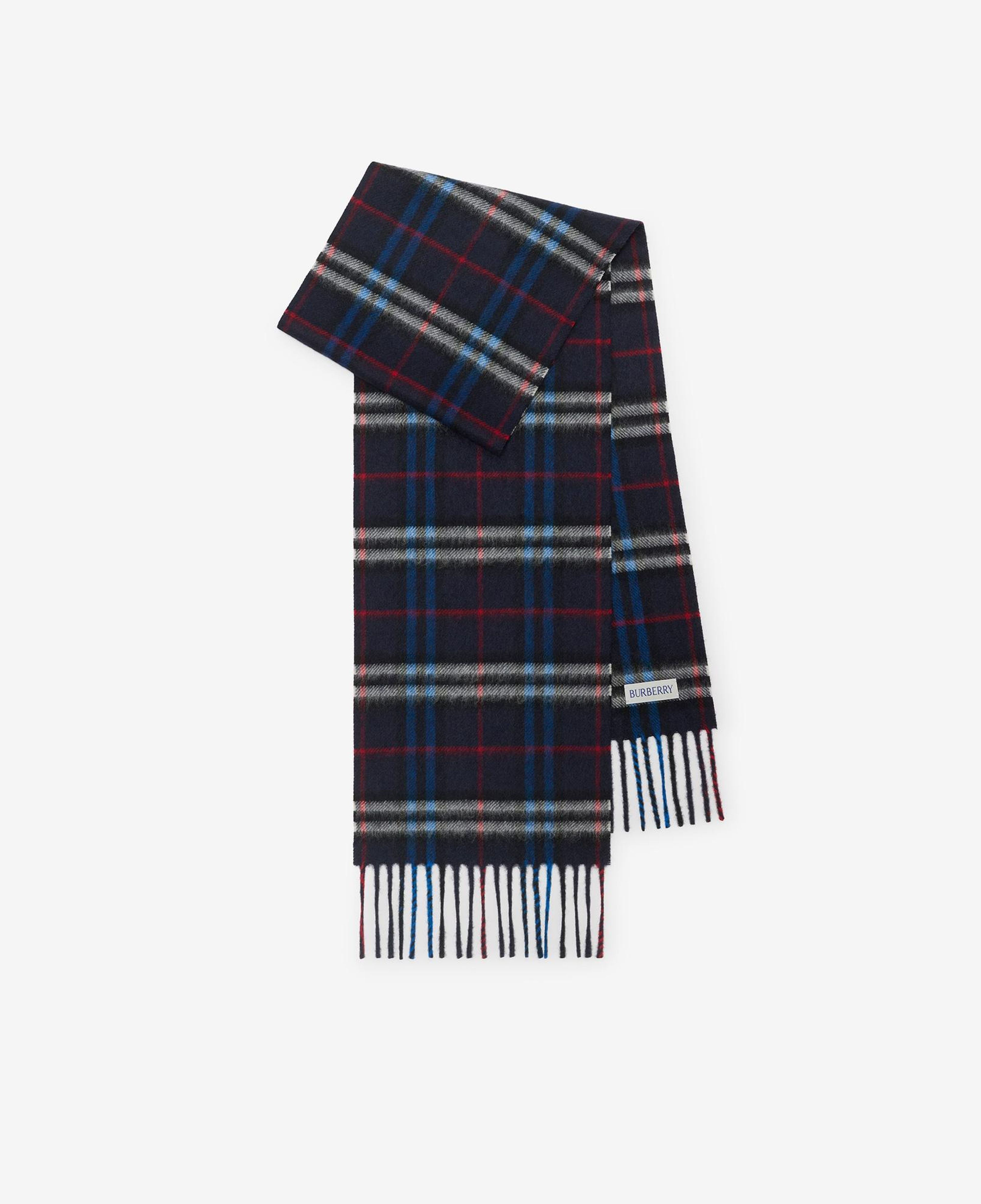 Burberry Vtg Check Cash Çocuk Lacivert Atkı