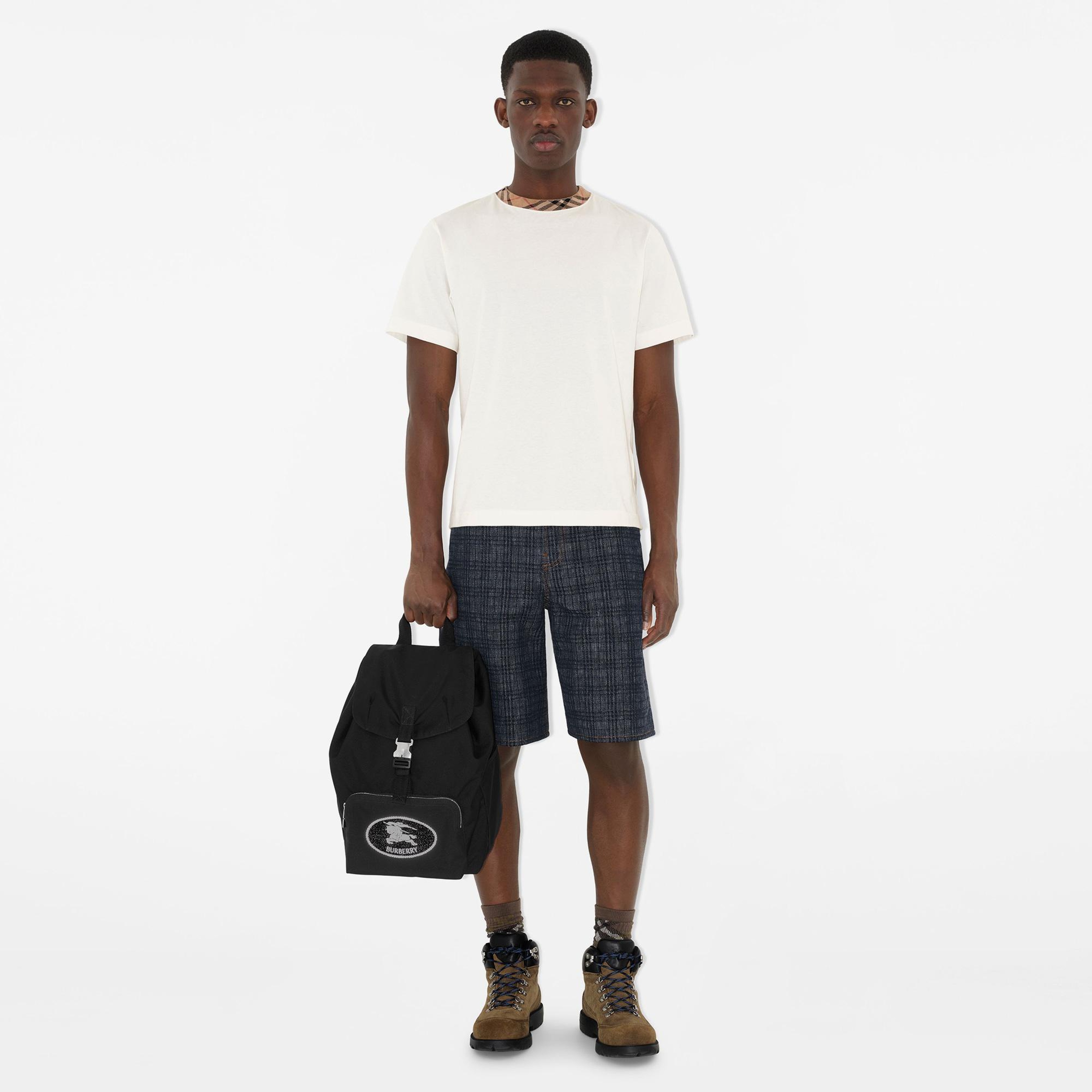 Burberry Orkney Flap Erkek Siyah Sırt Çantası