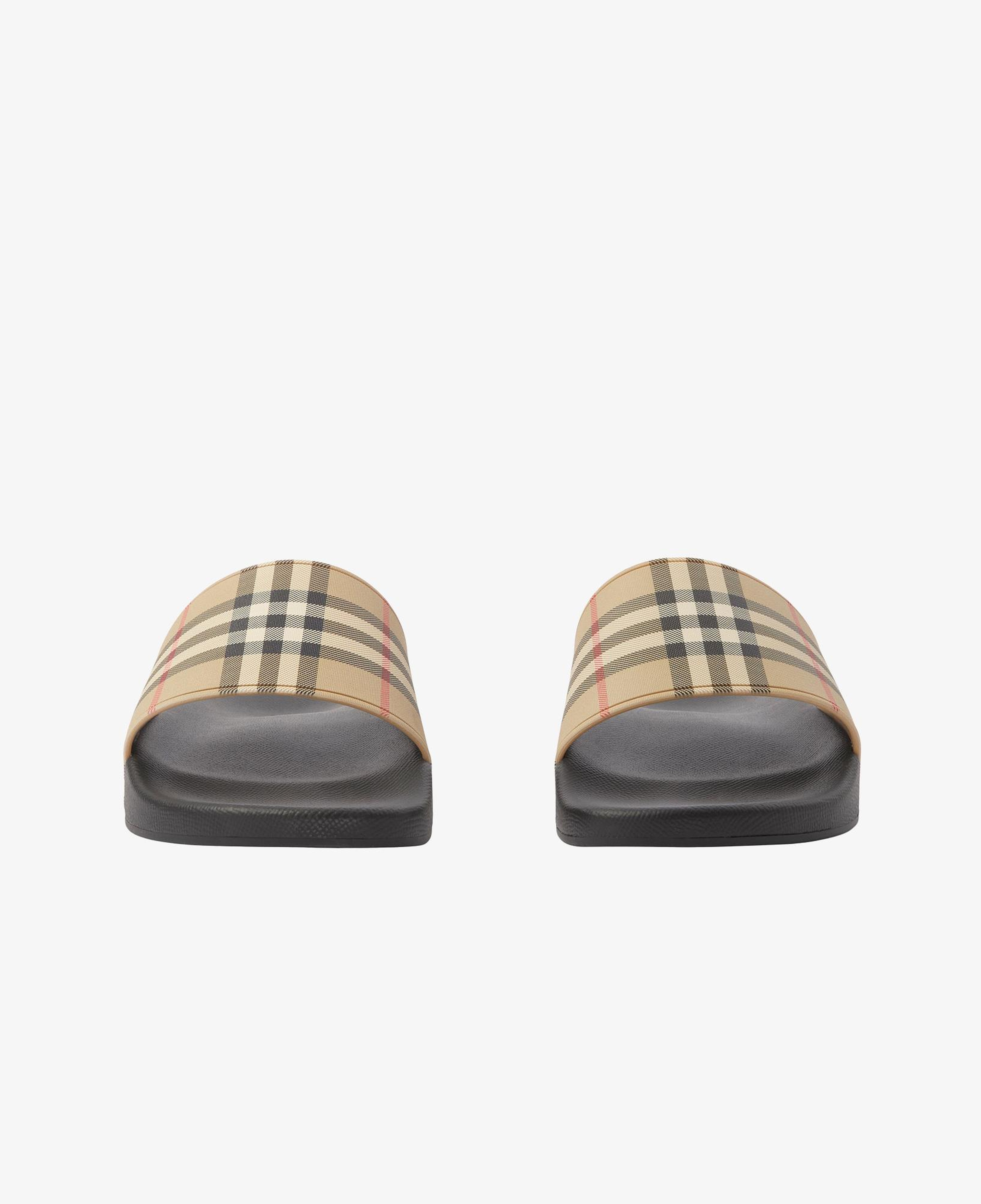 Burberry Check Erkek Bej Sandalet