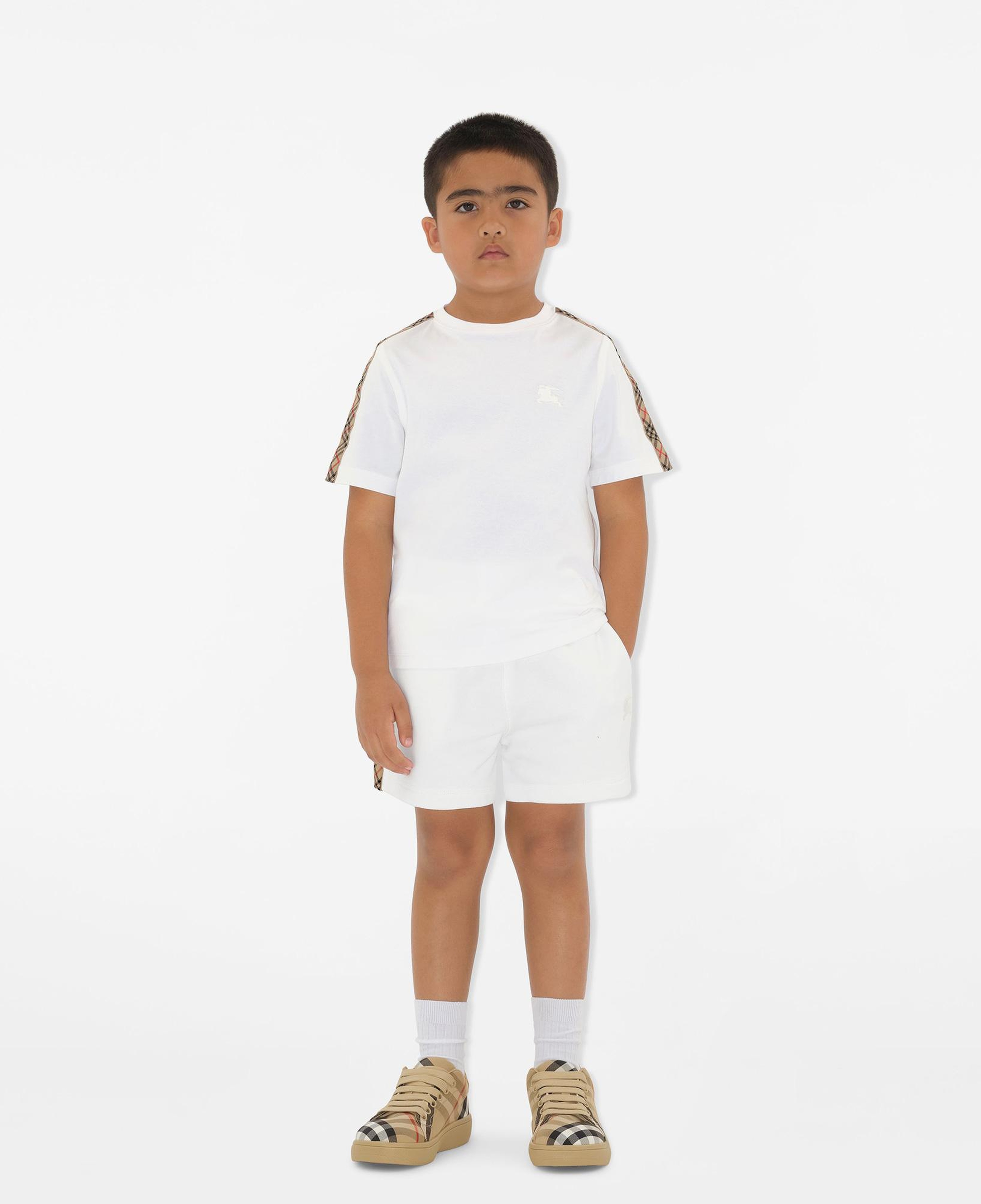 Burberry Çocuk Beyaz T-Shirt