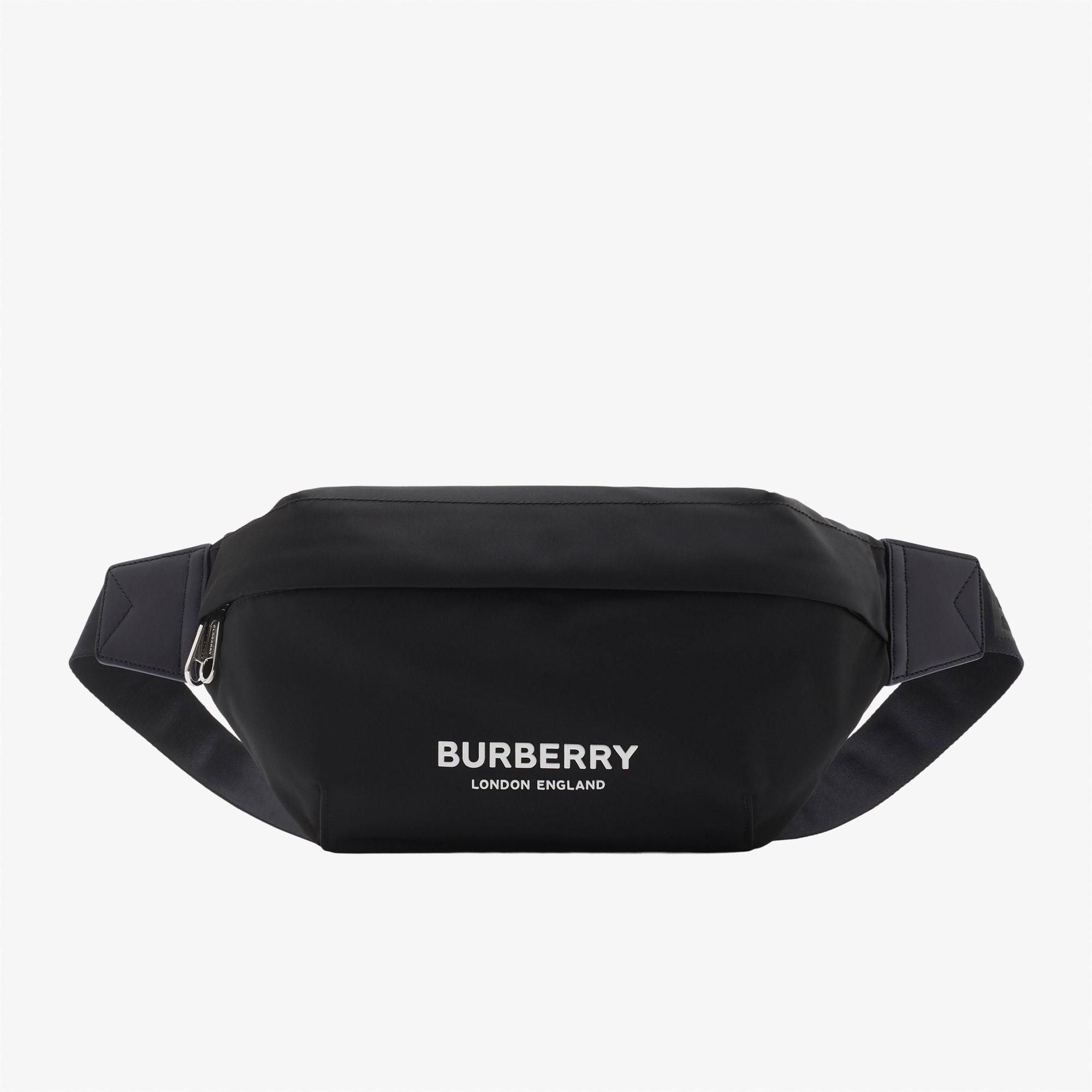 Burberry Sonny Erkek Siyah Omuz Çantası