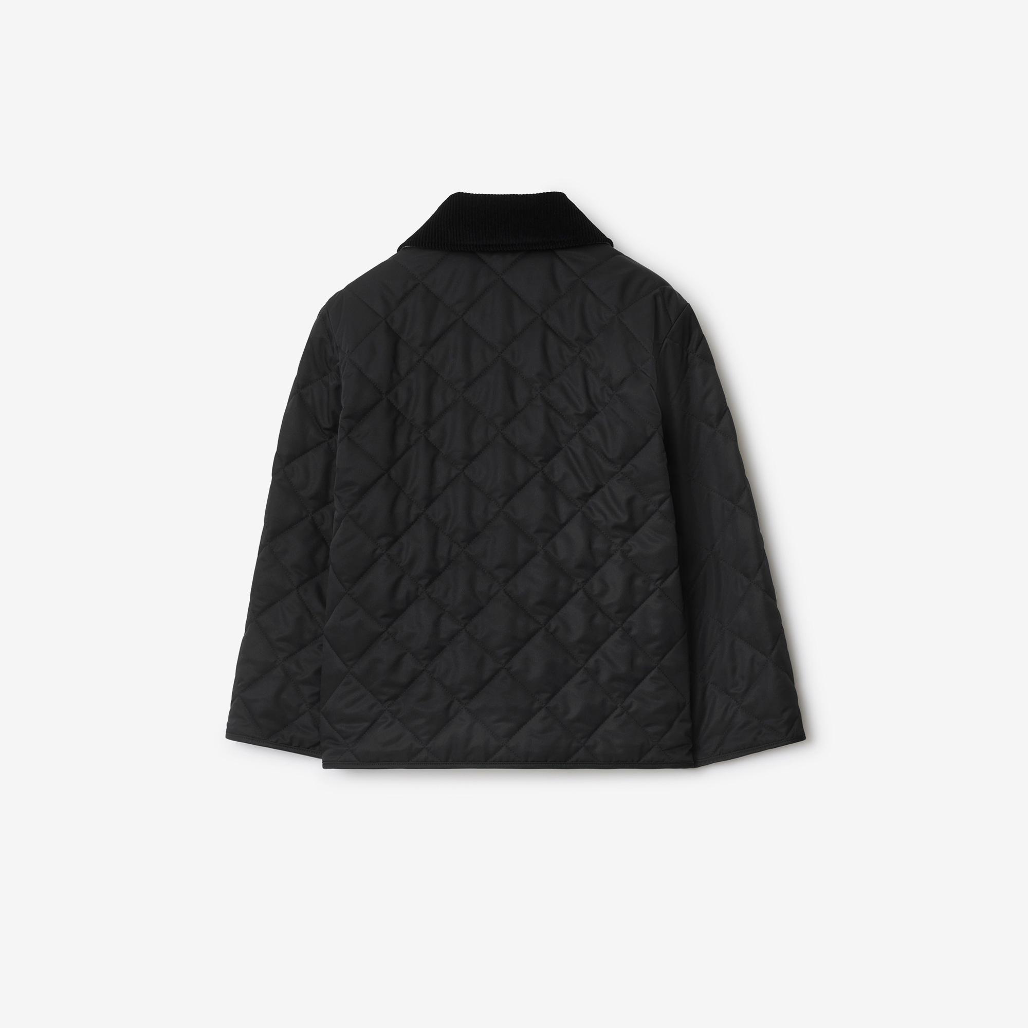 Burberry Çocuk Siyah Mont