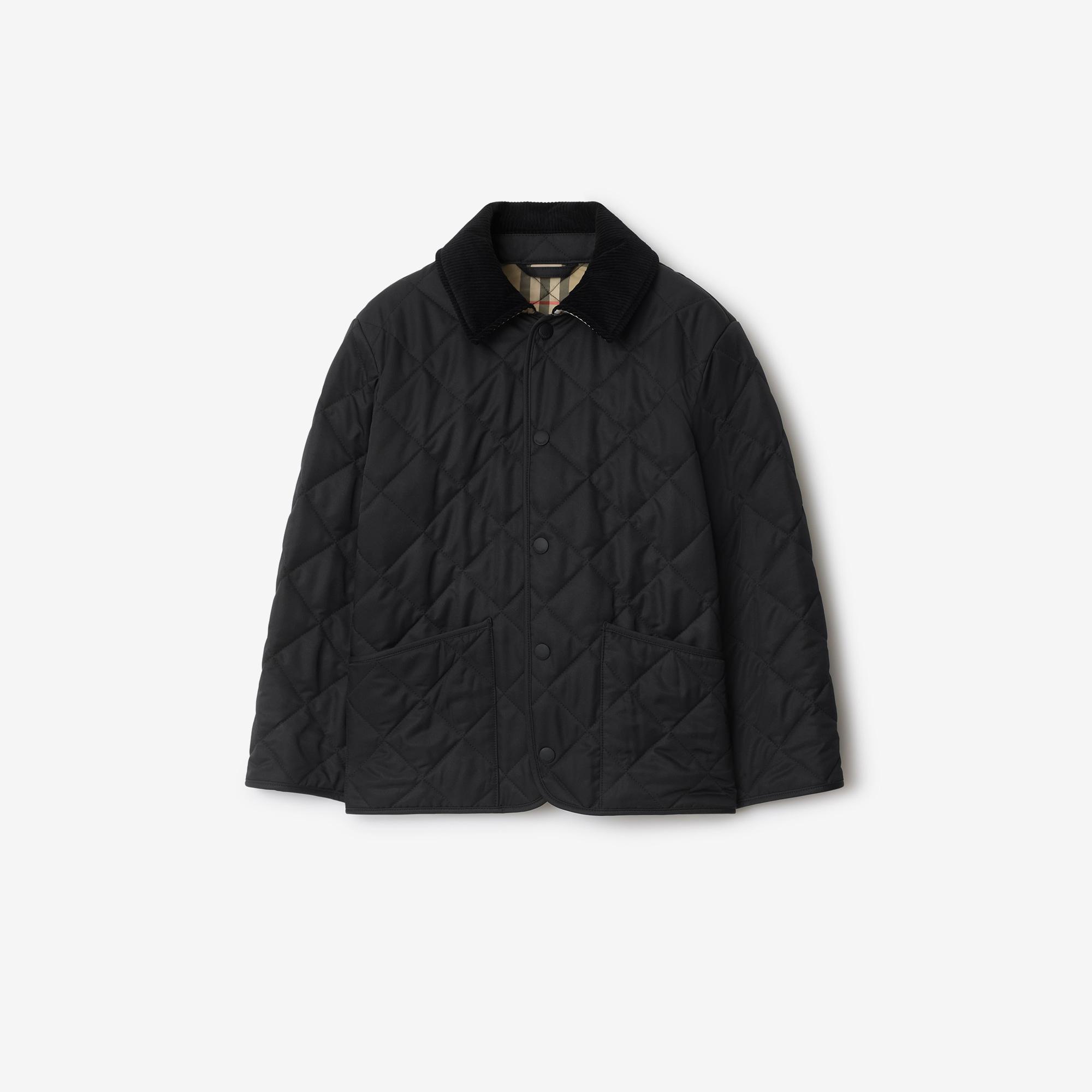 Burberry Çocuk Siyah Mont