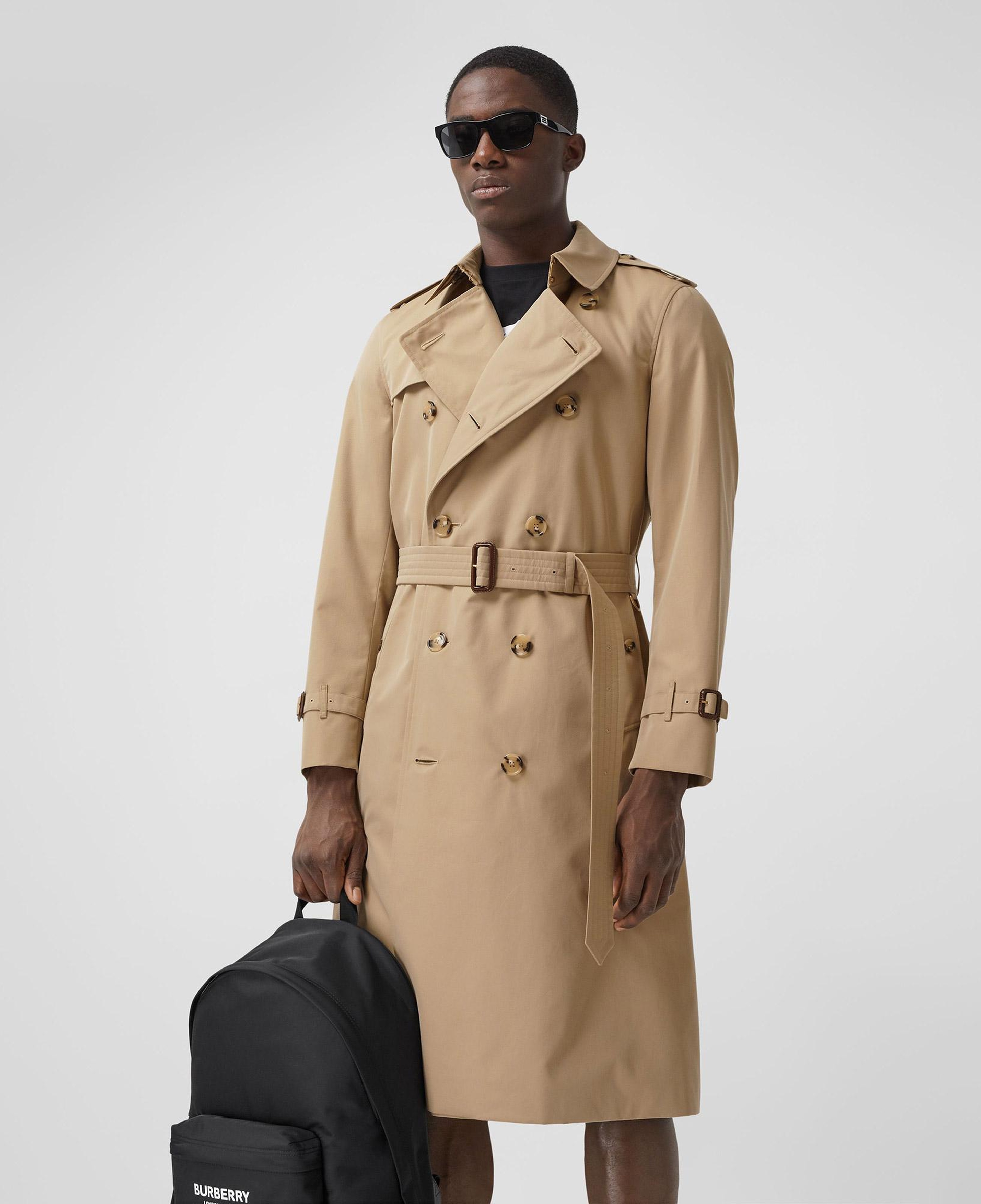 Burberry The Long Chelsea Heritage Erkek Bej Trençkot