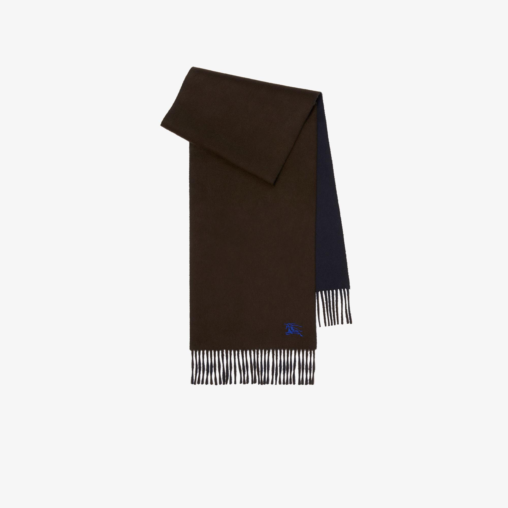 Burberry Knight Solid Reversible Cashmere Kadın Kahverengi Atkı