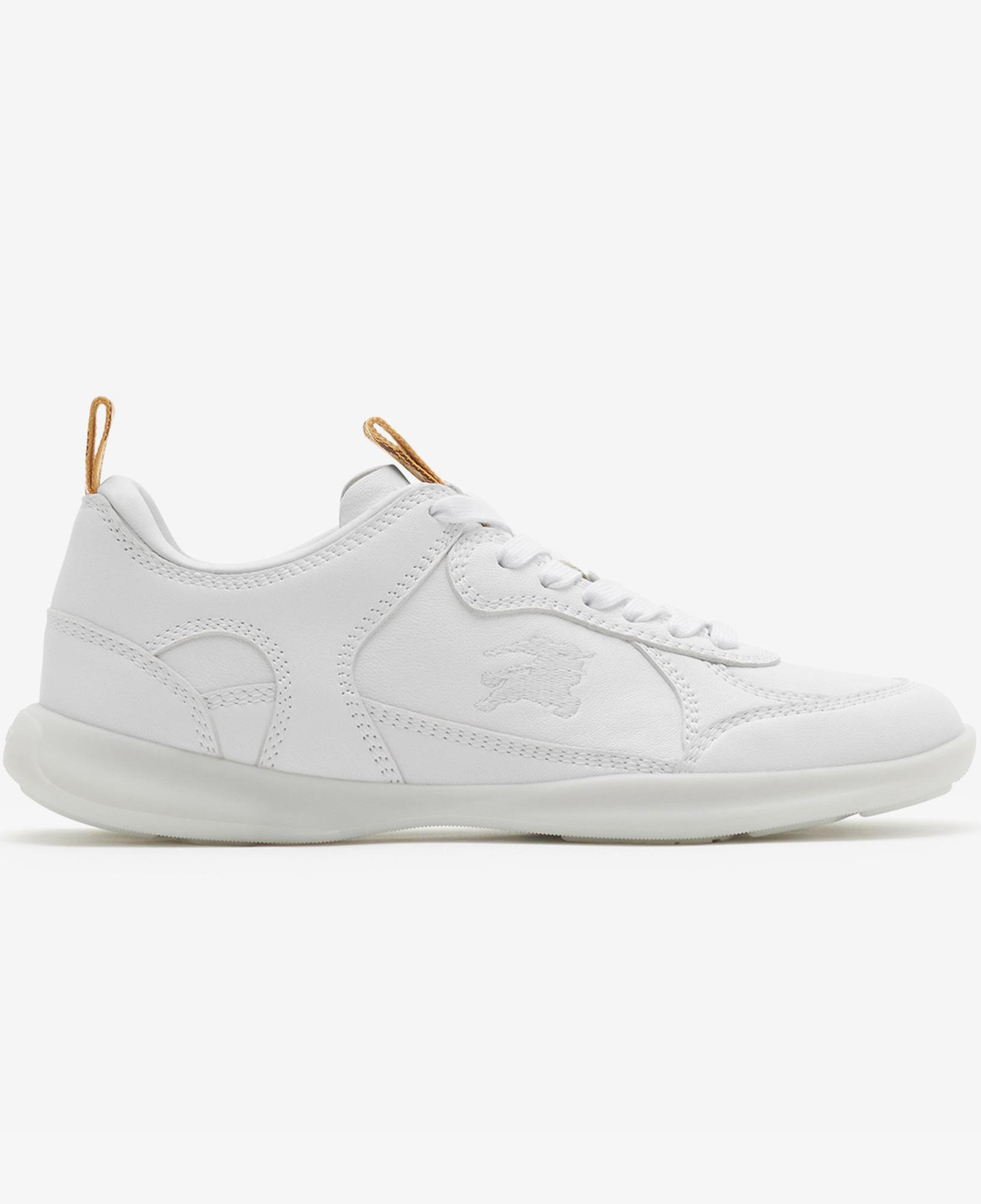 Burberry Leather Matrix Kadın Beyaz Sneaker