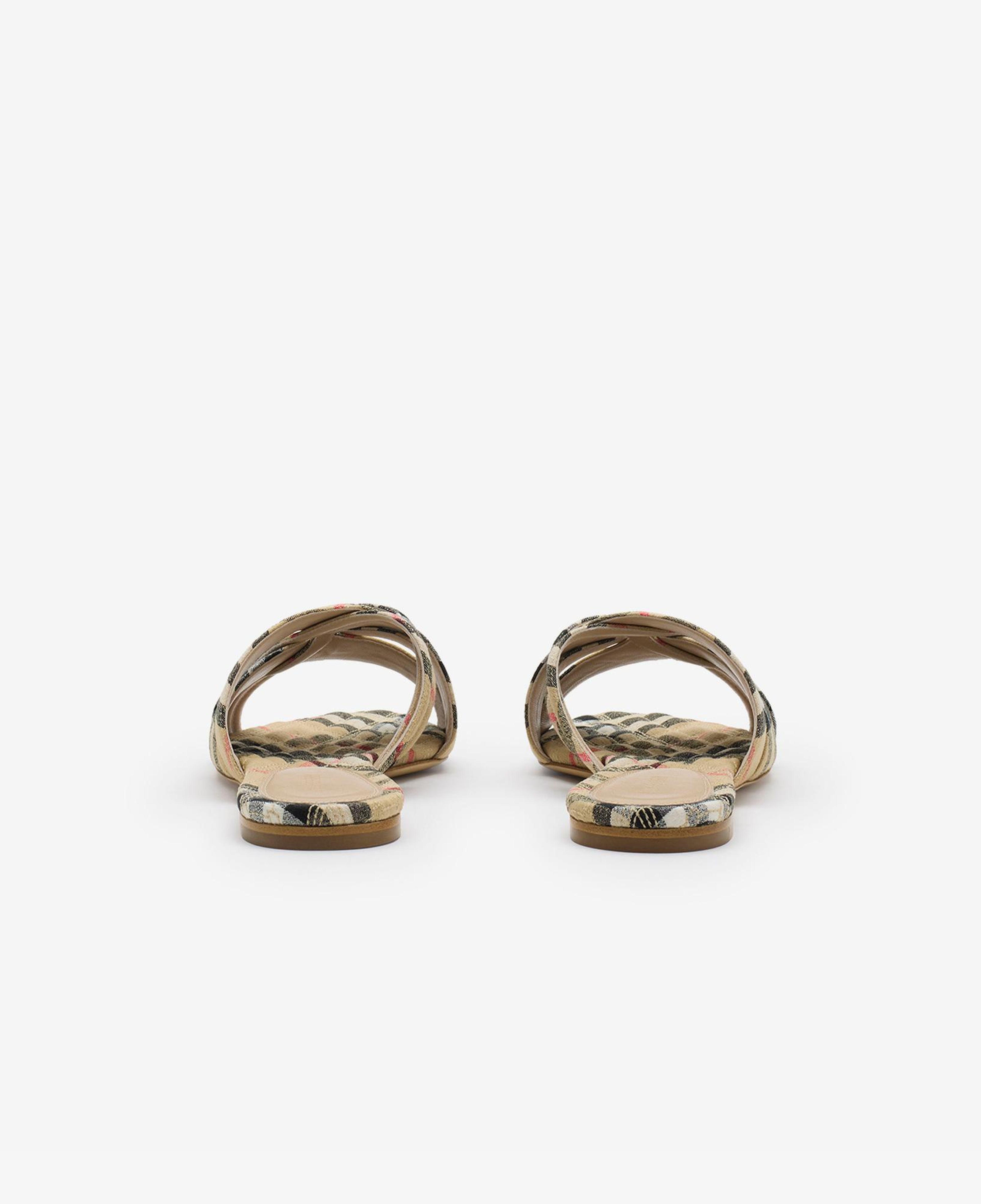 Burberry Check Cabana Kadın Bej Sneaker