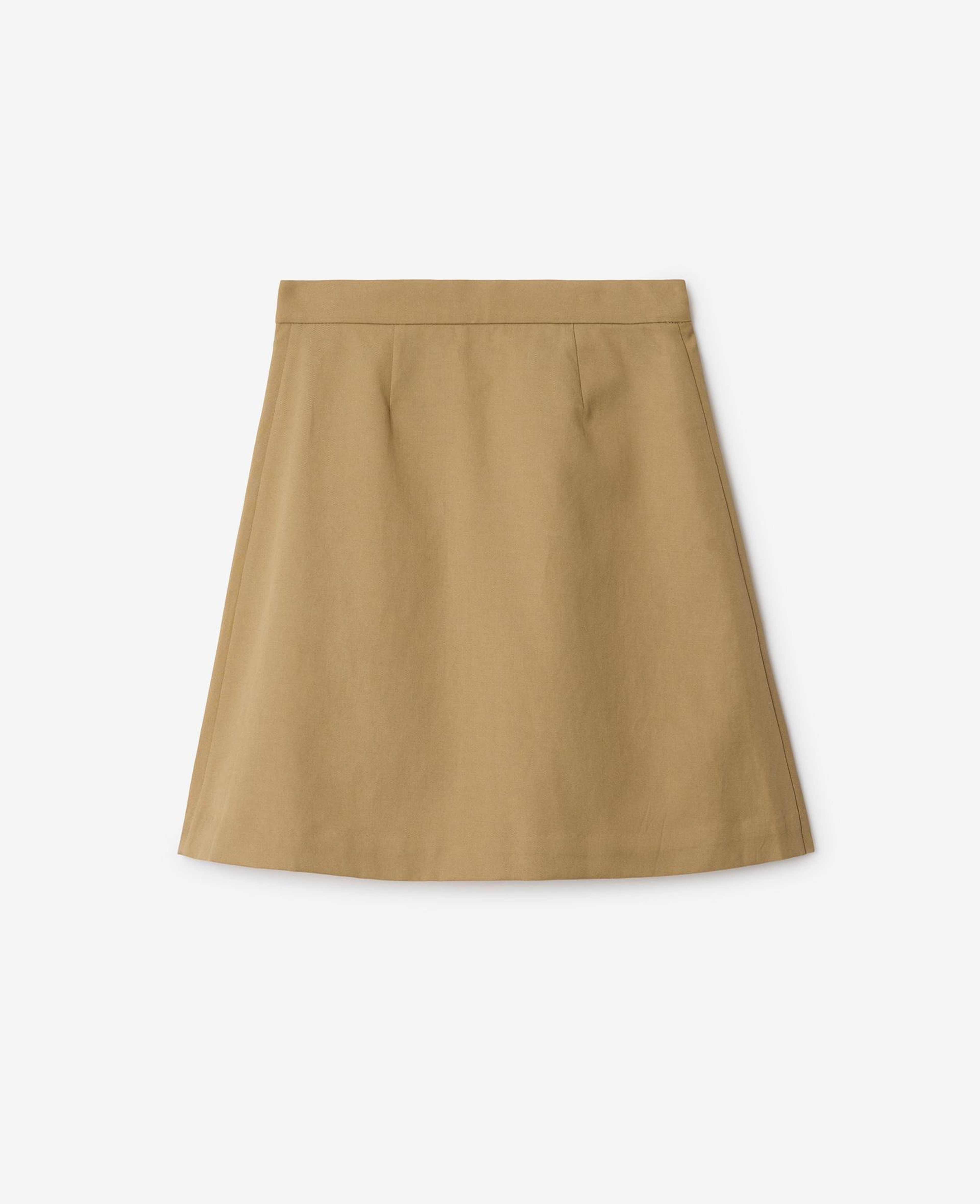 Burberry Ada Pleated Cotton Blend Çocuk Bej Etek