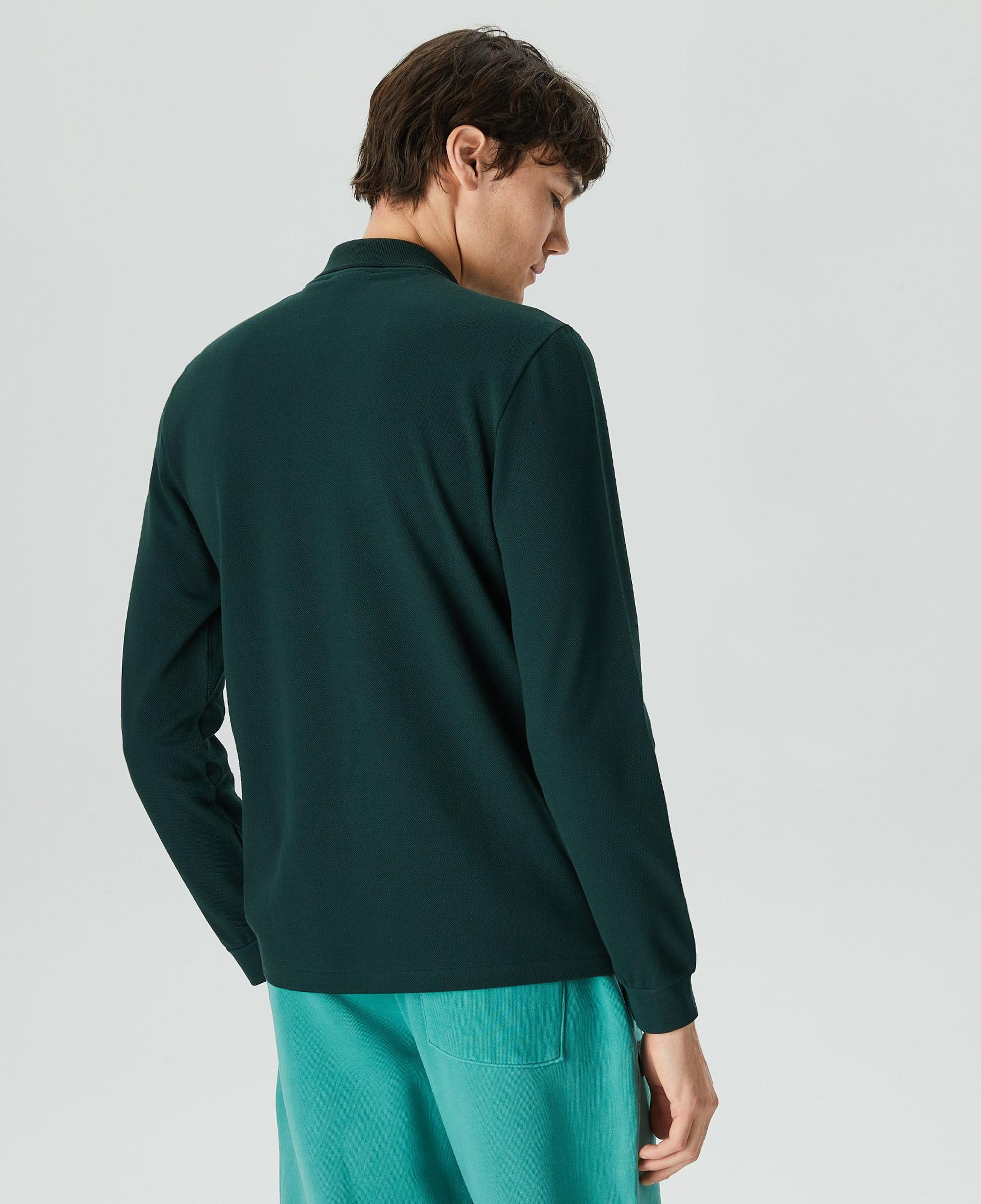 Lacoste Erkek Classic Fit Uzun Kollu Yeşil Polo