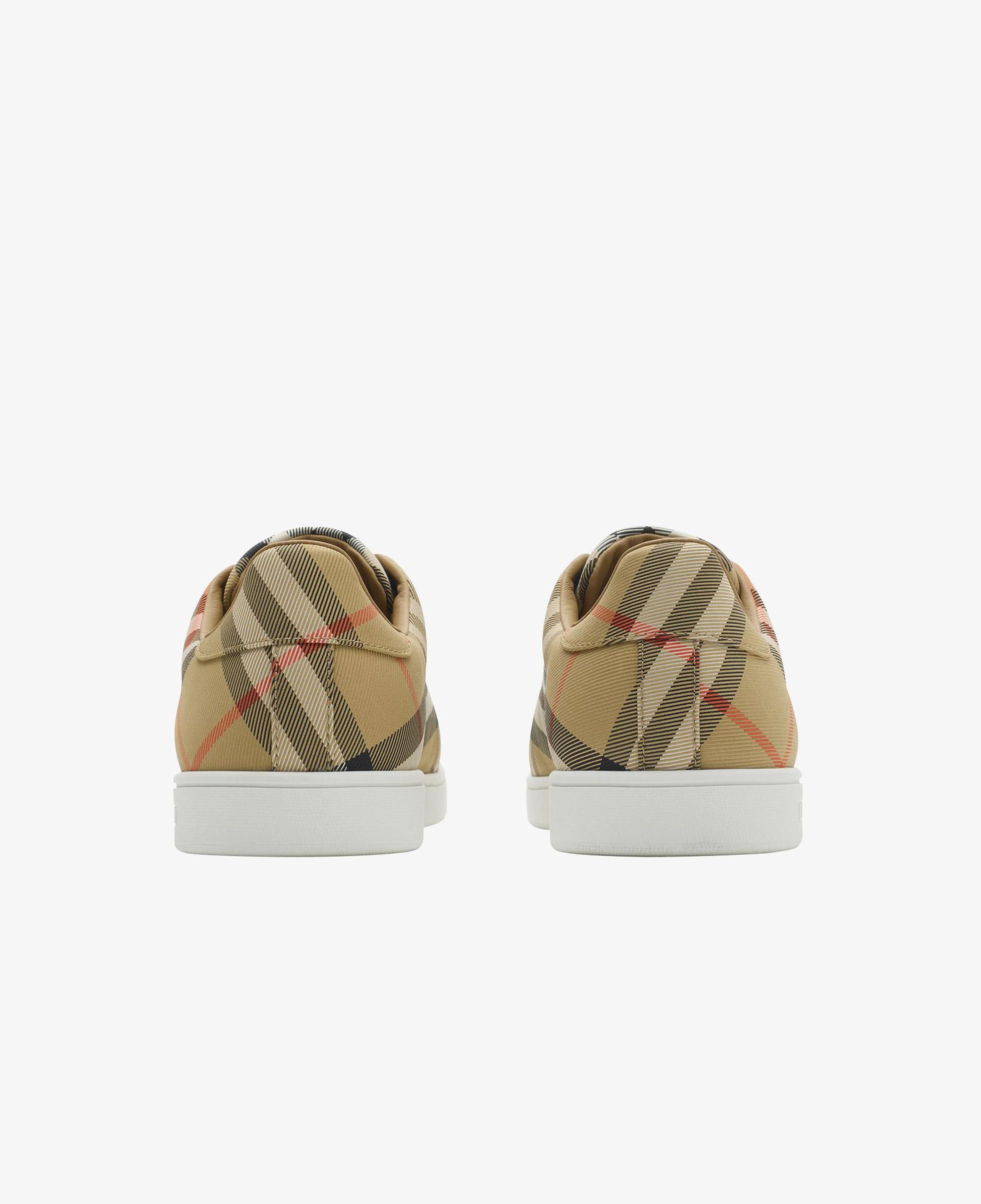 Burberry Set Check Erkek Bej Sneaker