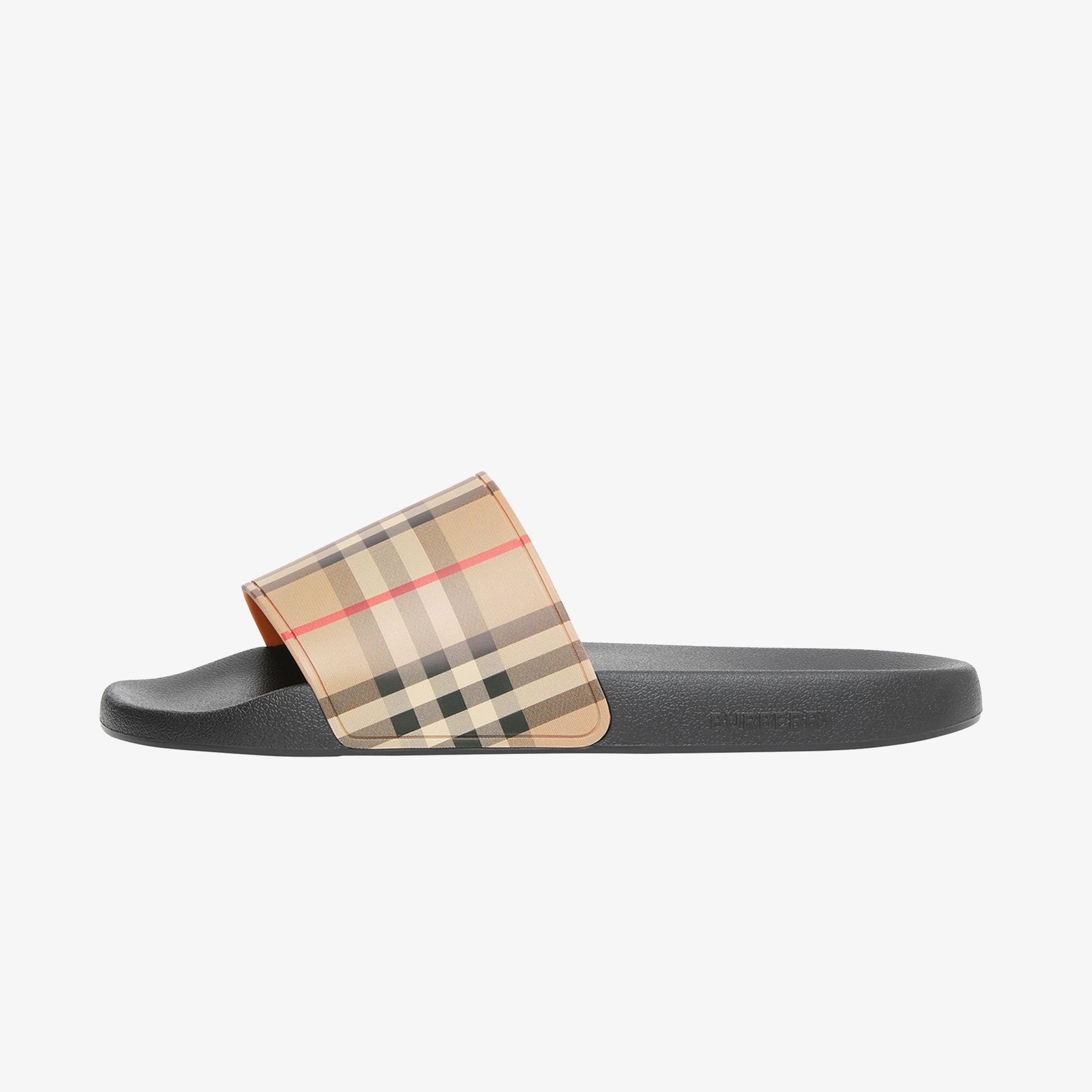 Burberry Furley Vintage Erkek Bej Terlik