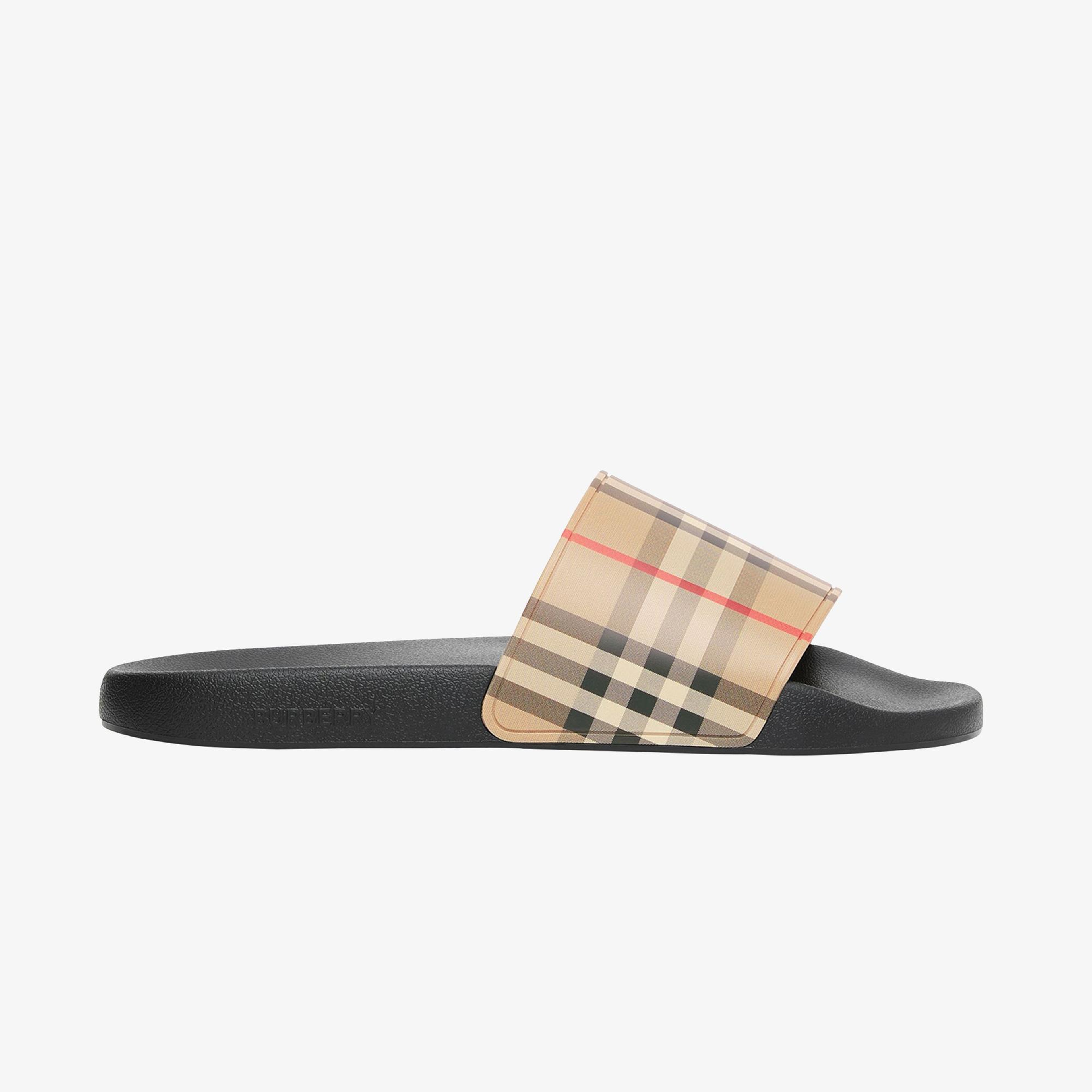 Burberry Furley Vintage Erkek Bej Terlik