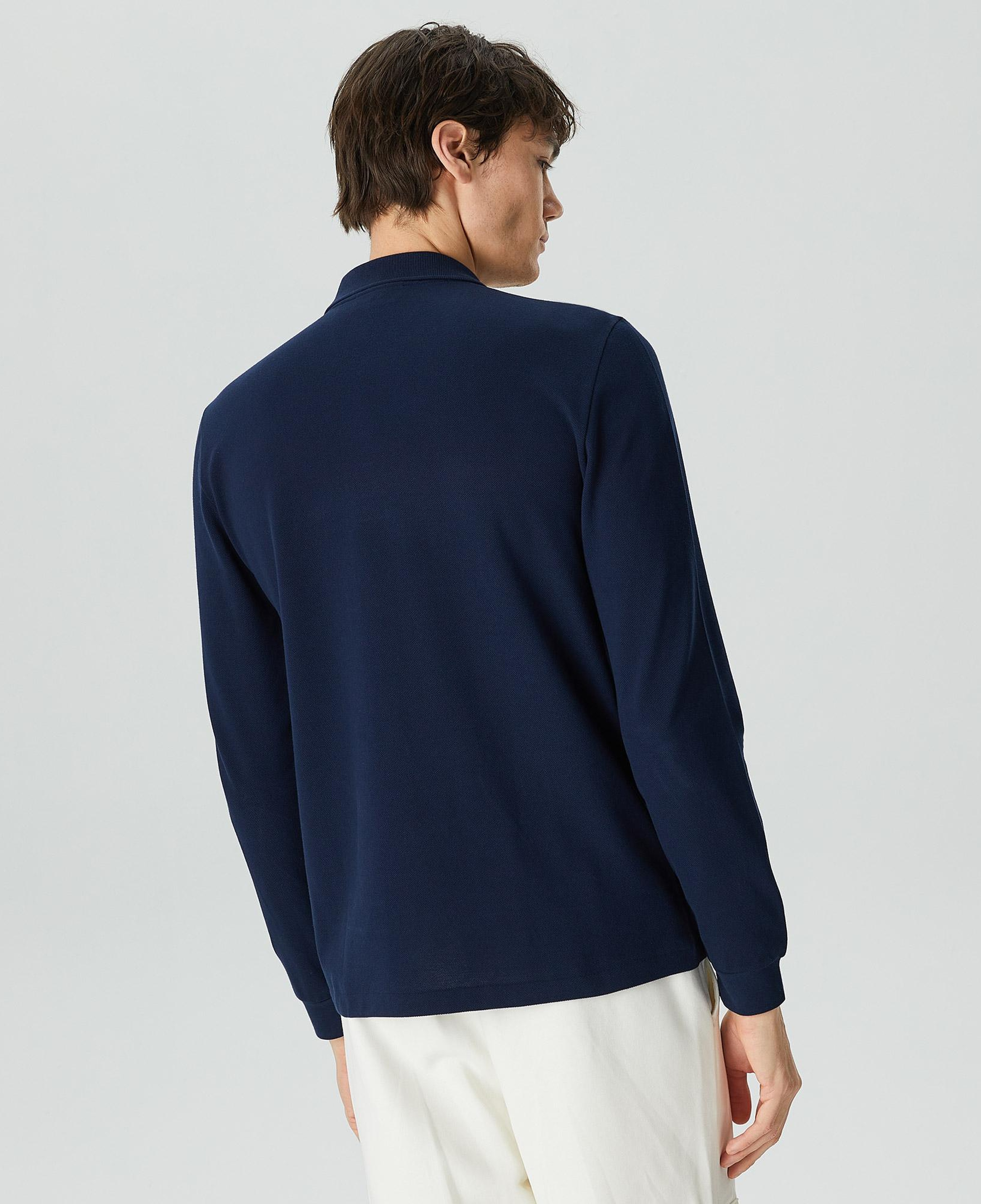 Lacoste Erkek Classic Fit Uzun Kollu Lacivert Polo