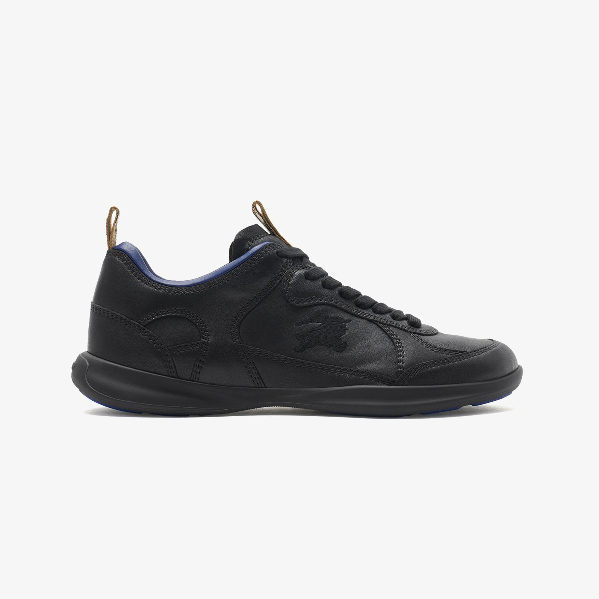 Burberry Matrix Leather Matrix Erkek Siyah Sneaker