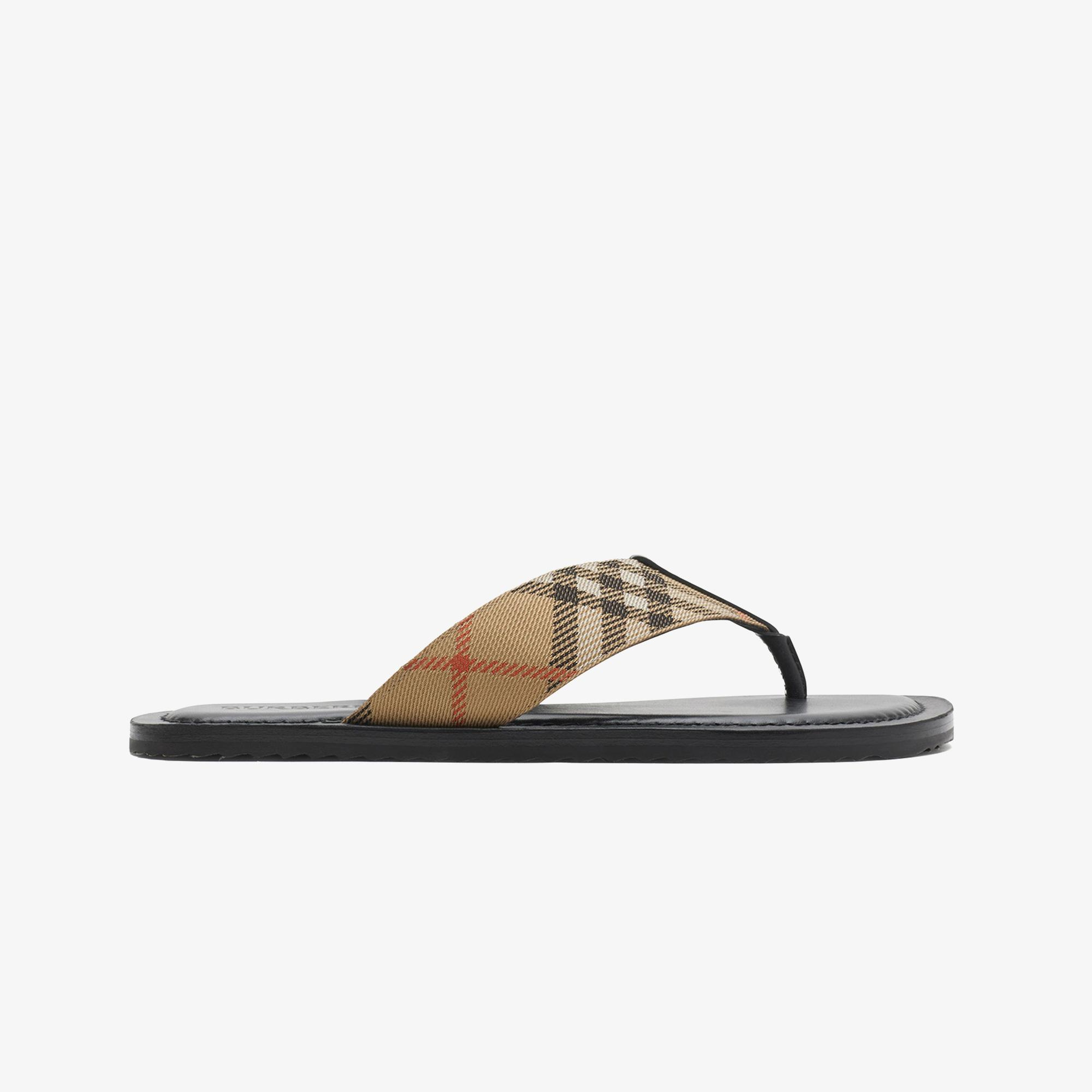 Burberry Pavilion Erkek Bej Terlik