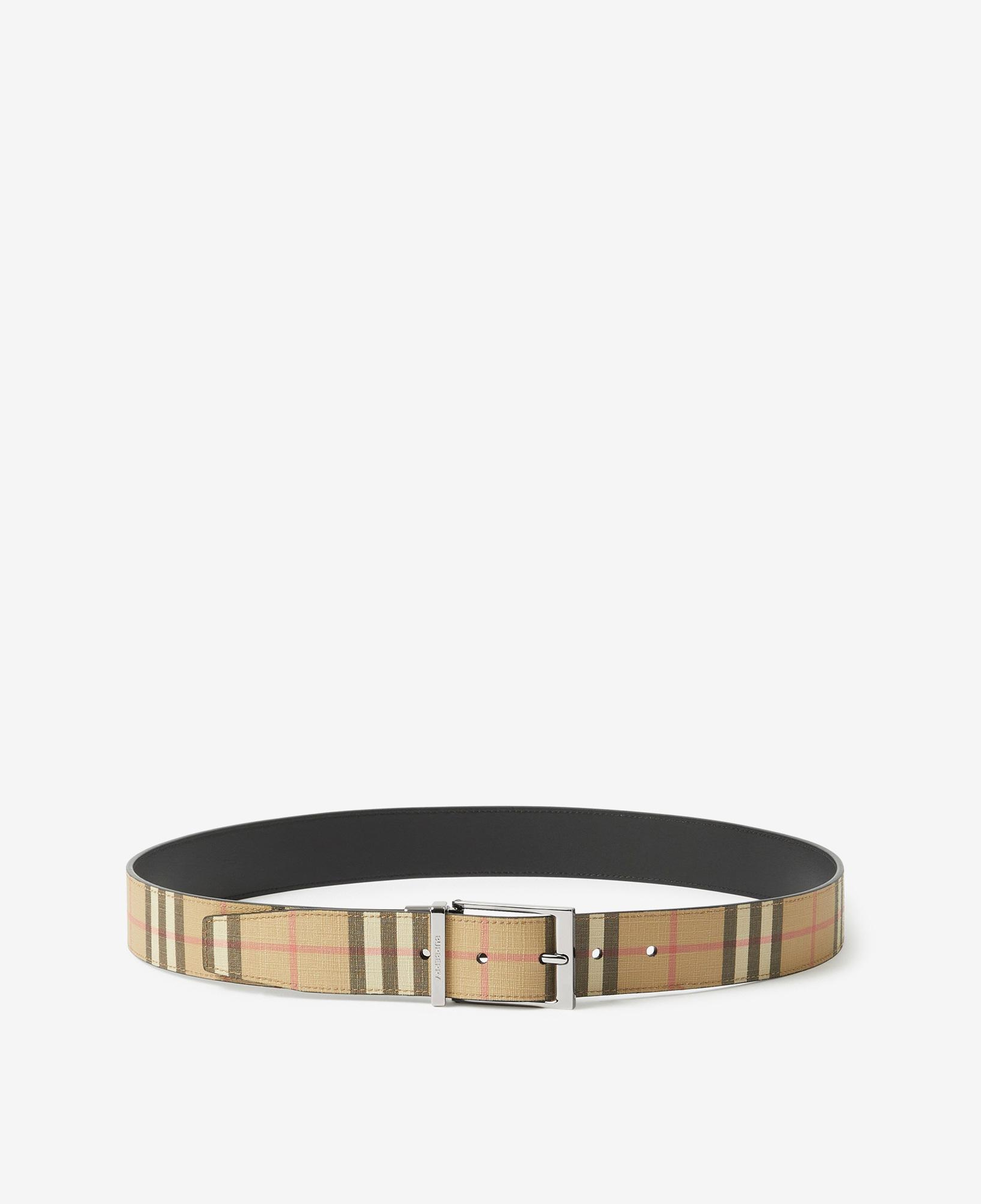 Burberry Louis35 And Leather Reversible Erkek Bej Kemer