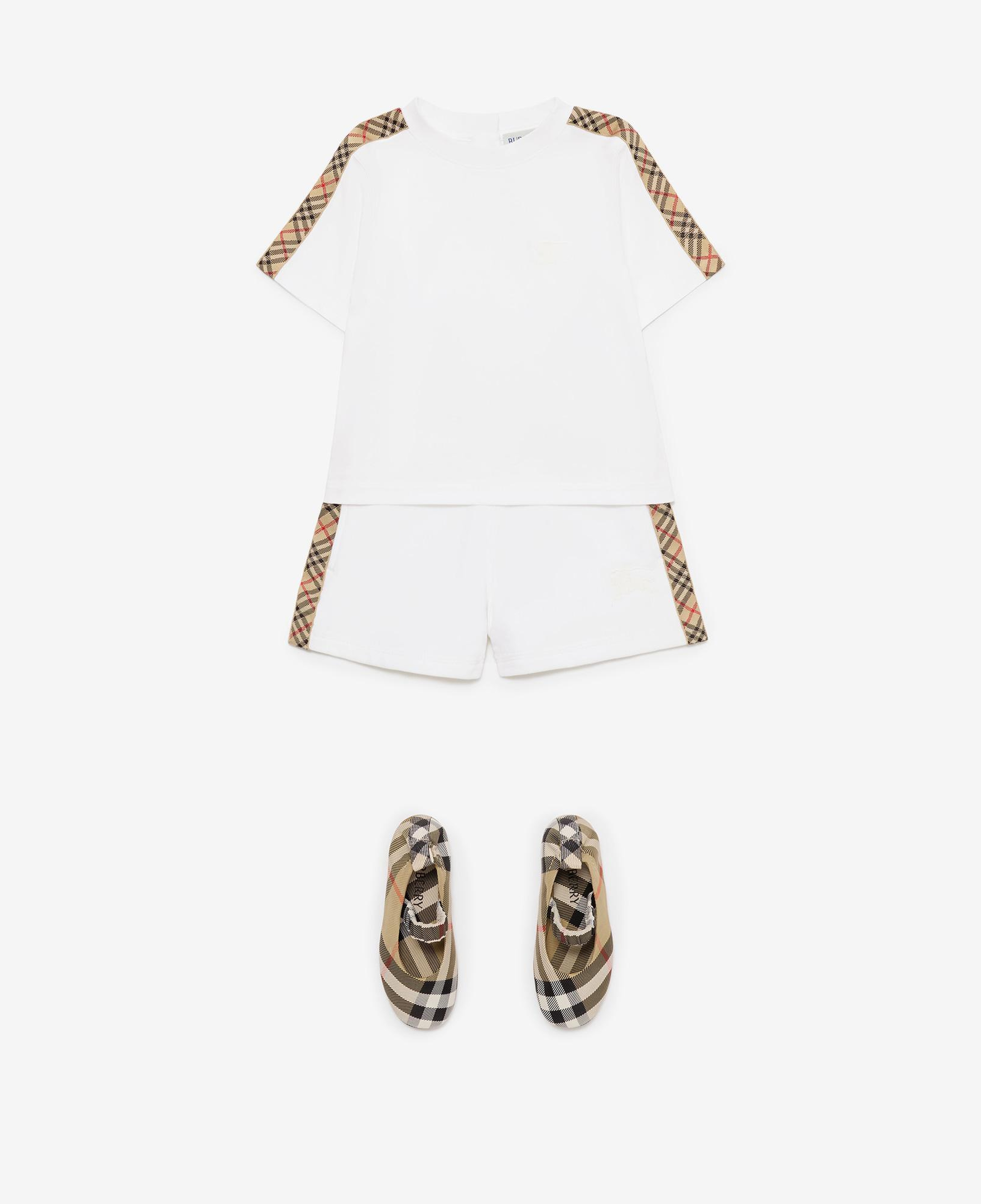 Burberry Çocuk Beyaz T-Shirt