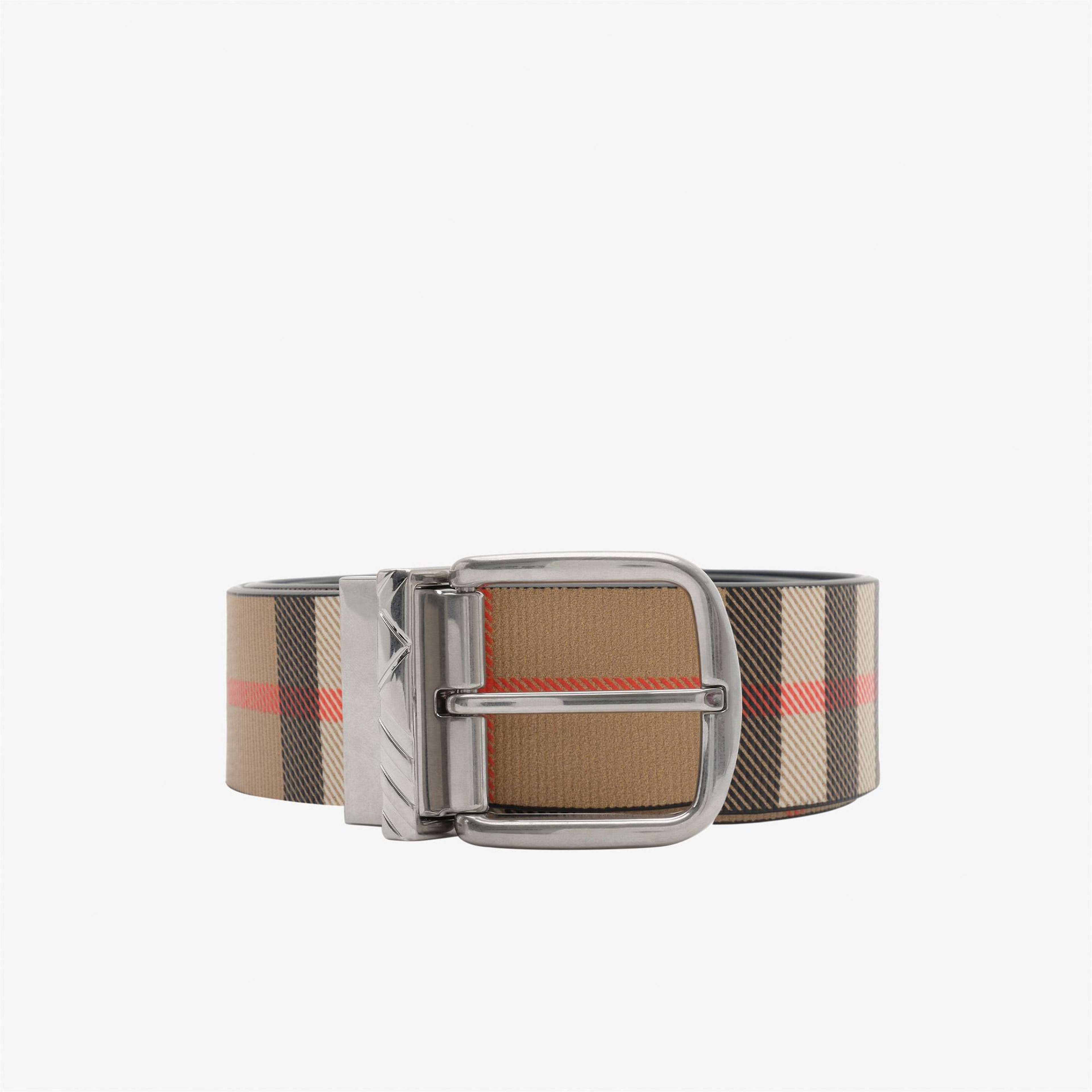 Burberry Buckle Erkek Siyah Kemer