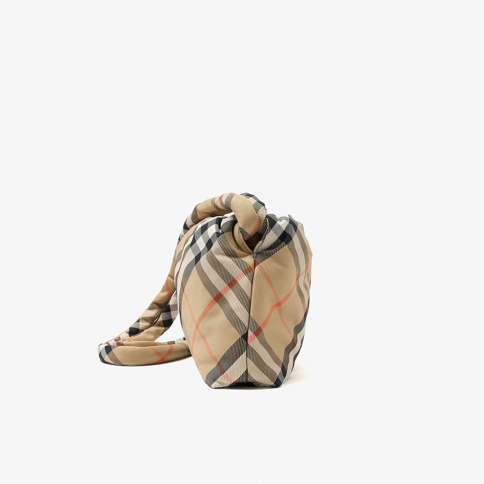 Burberry Drawstring Ck Pouch Çocuk Bej Omuz Çantası