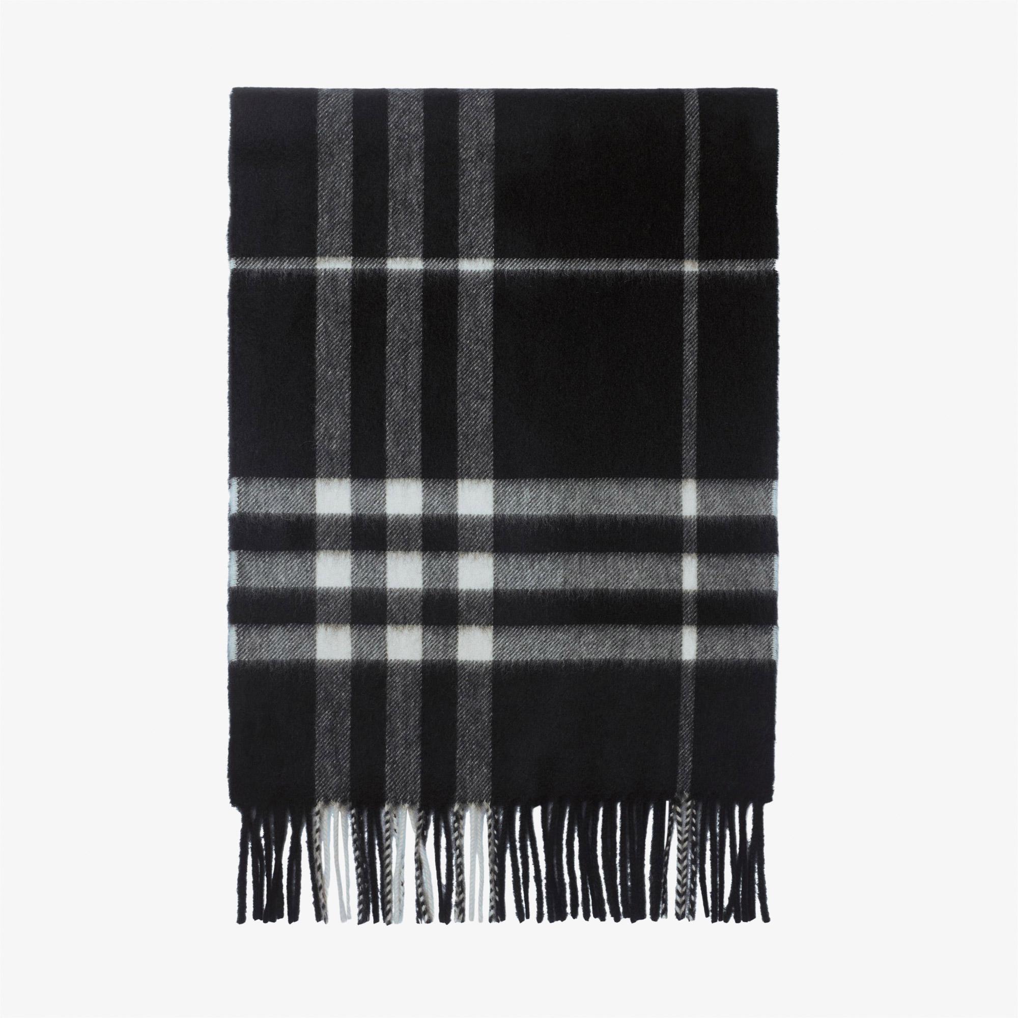 Burberry Check Kaşmir Kadın Siyah Atkı