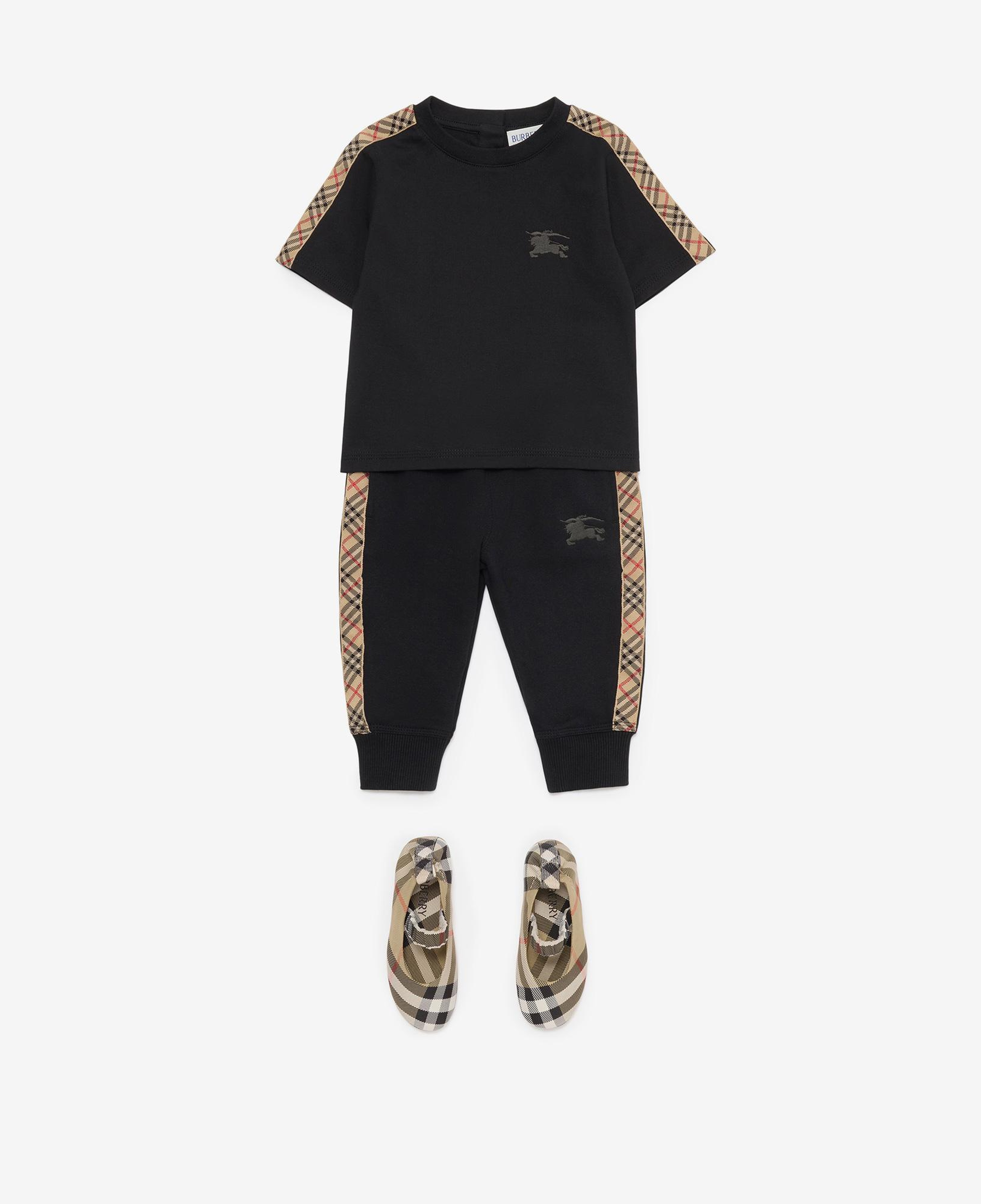 Burberry Çocuk Siyah T-Shirt