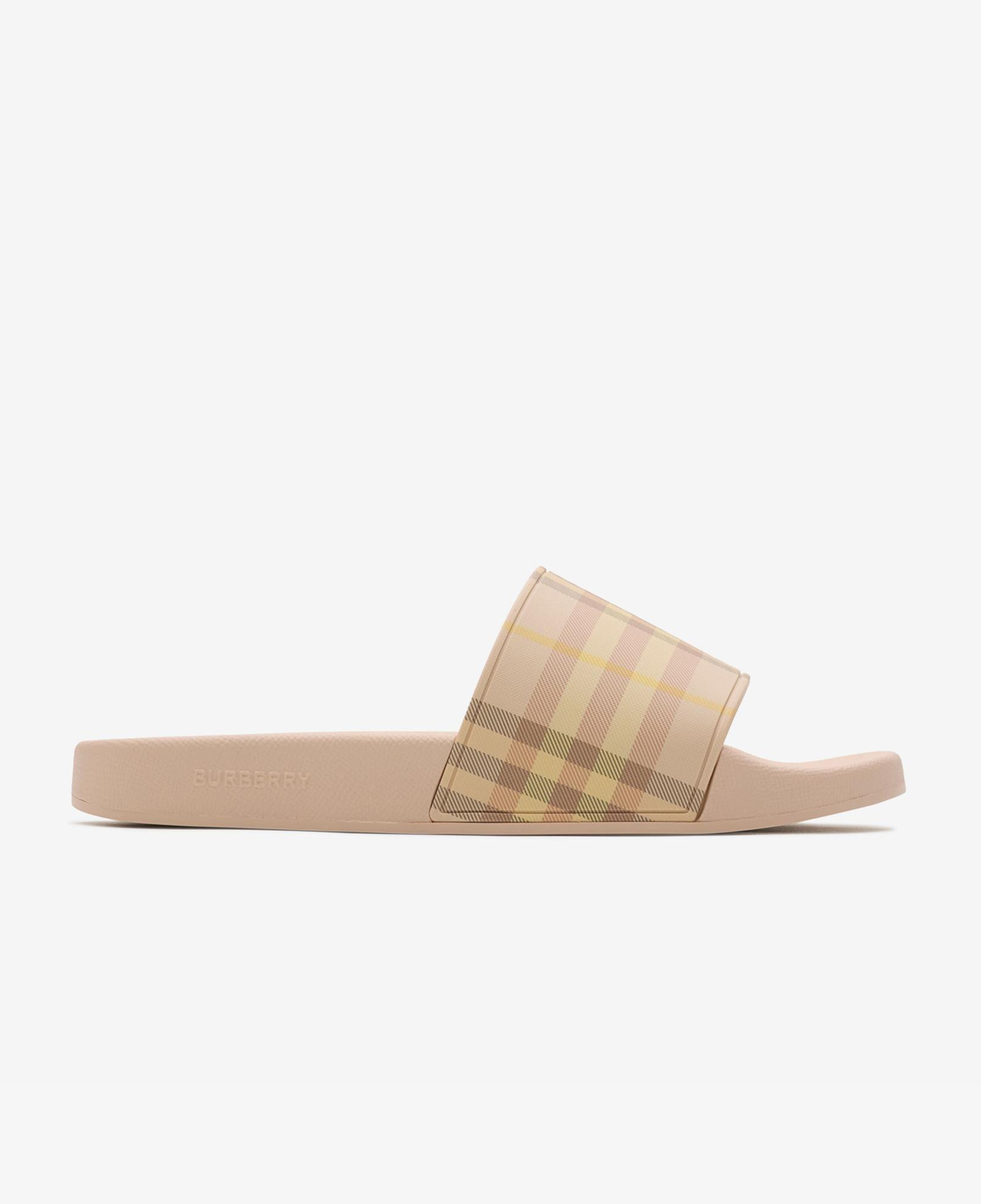 Burberry Sdl Furley Kadın Krem Terlik