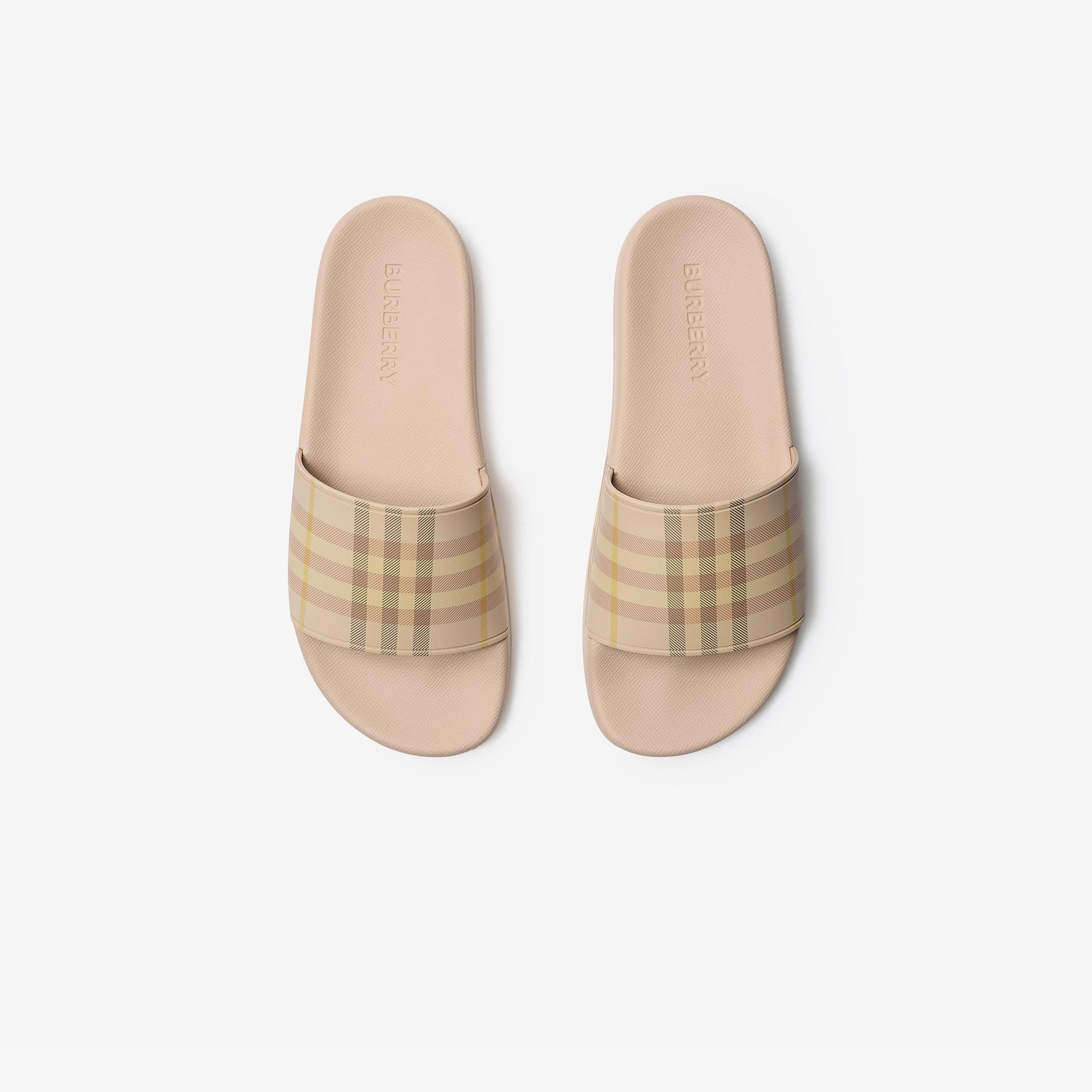 Burberry Sdl Furley Kadın Krem Terlik