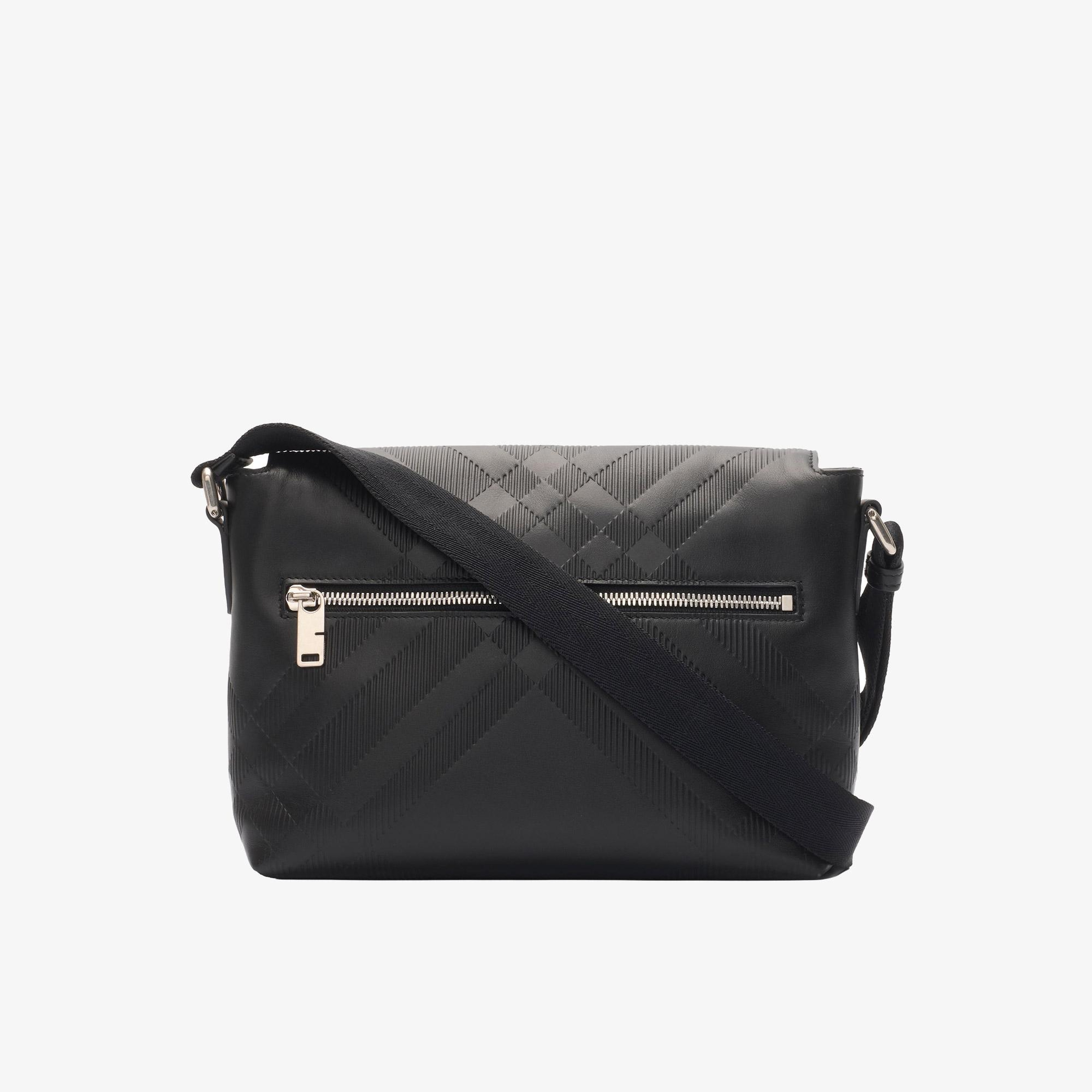 Burberry Buckle Messenger Erkek Siyah Çapraz Çanta