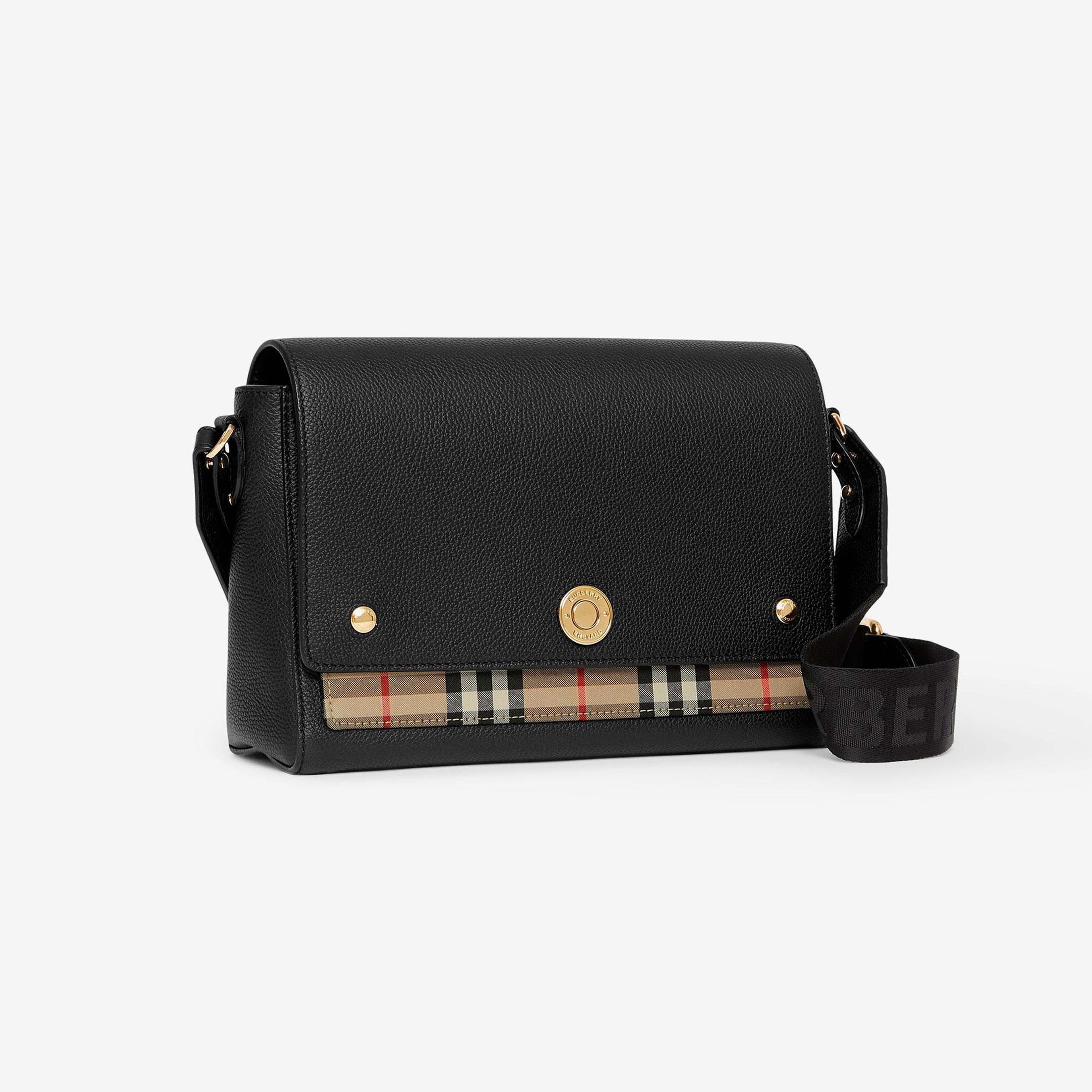 Burberry Note Kadın Siyah Omuz Çantası