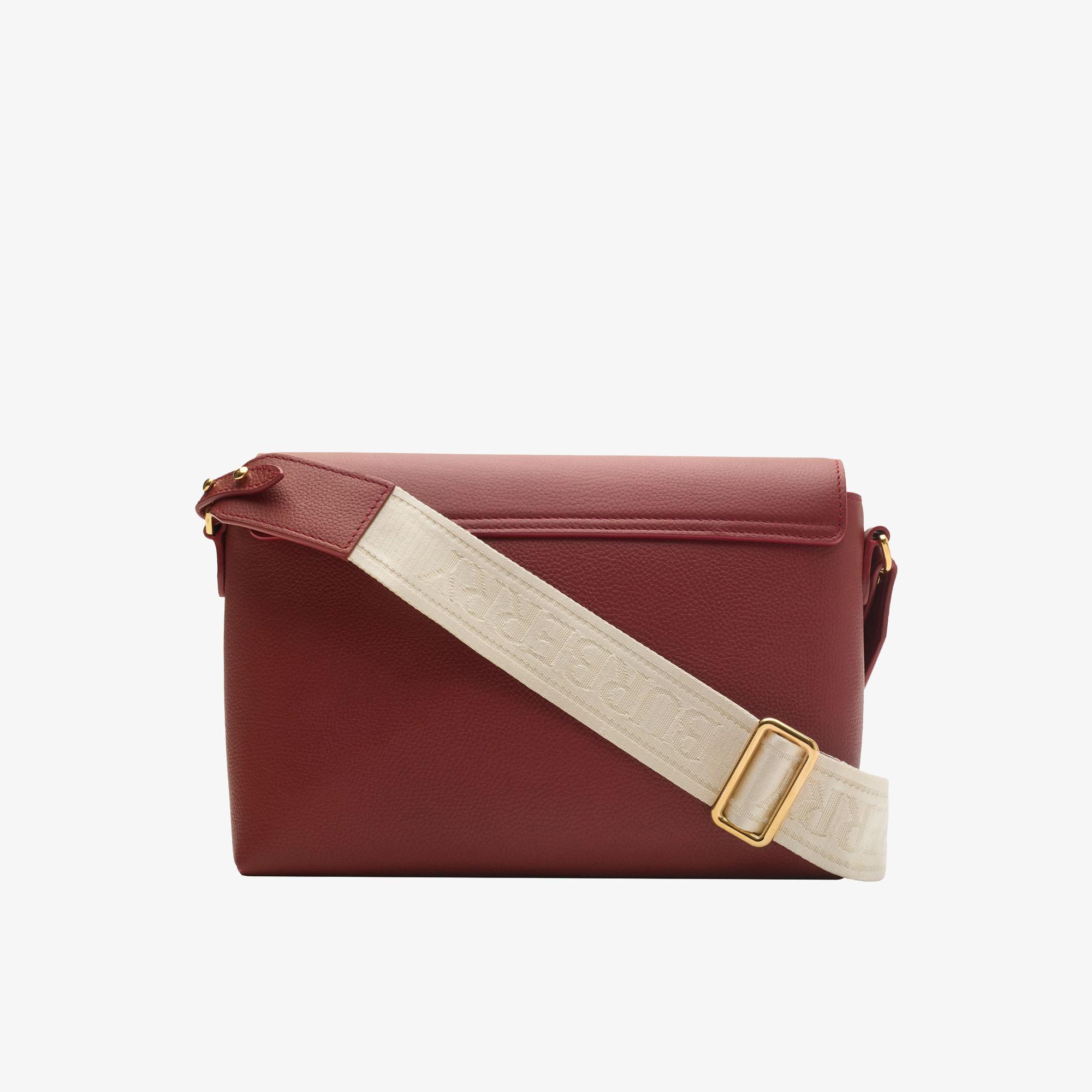 Burberry Note Kadın Bordo Omuz Çantası