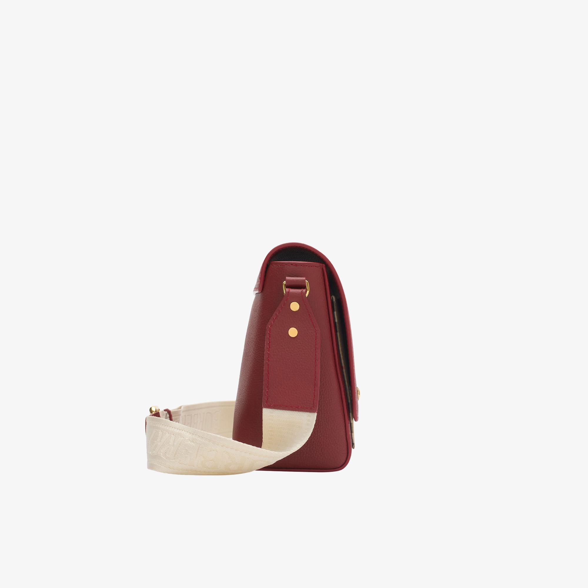 Burberry Note Kadın Bordo Omuz Çantası