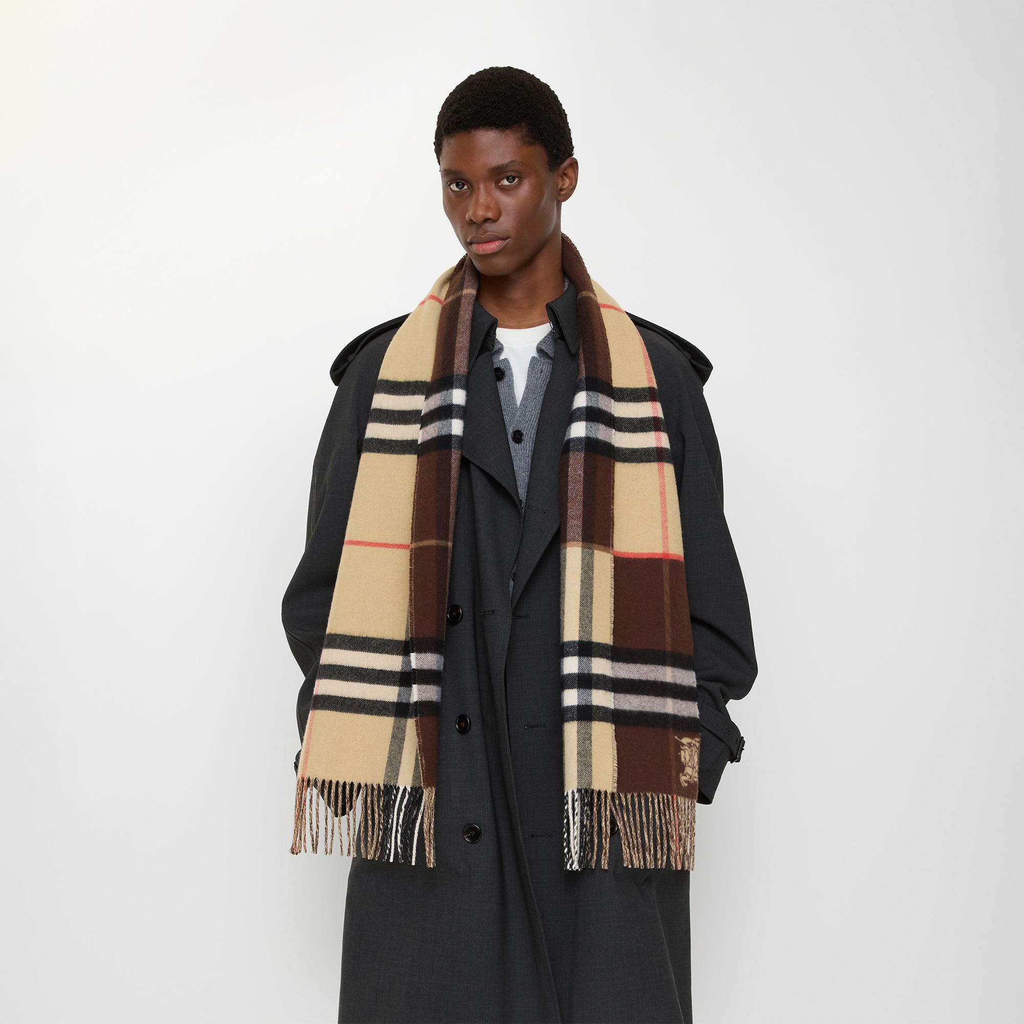 Burberry Double Ekd Kadın Bej Atkı