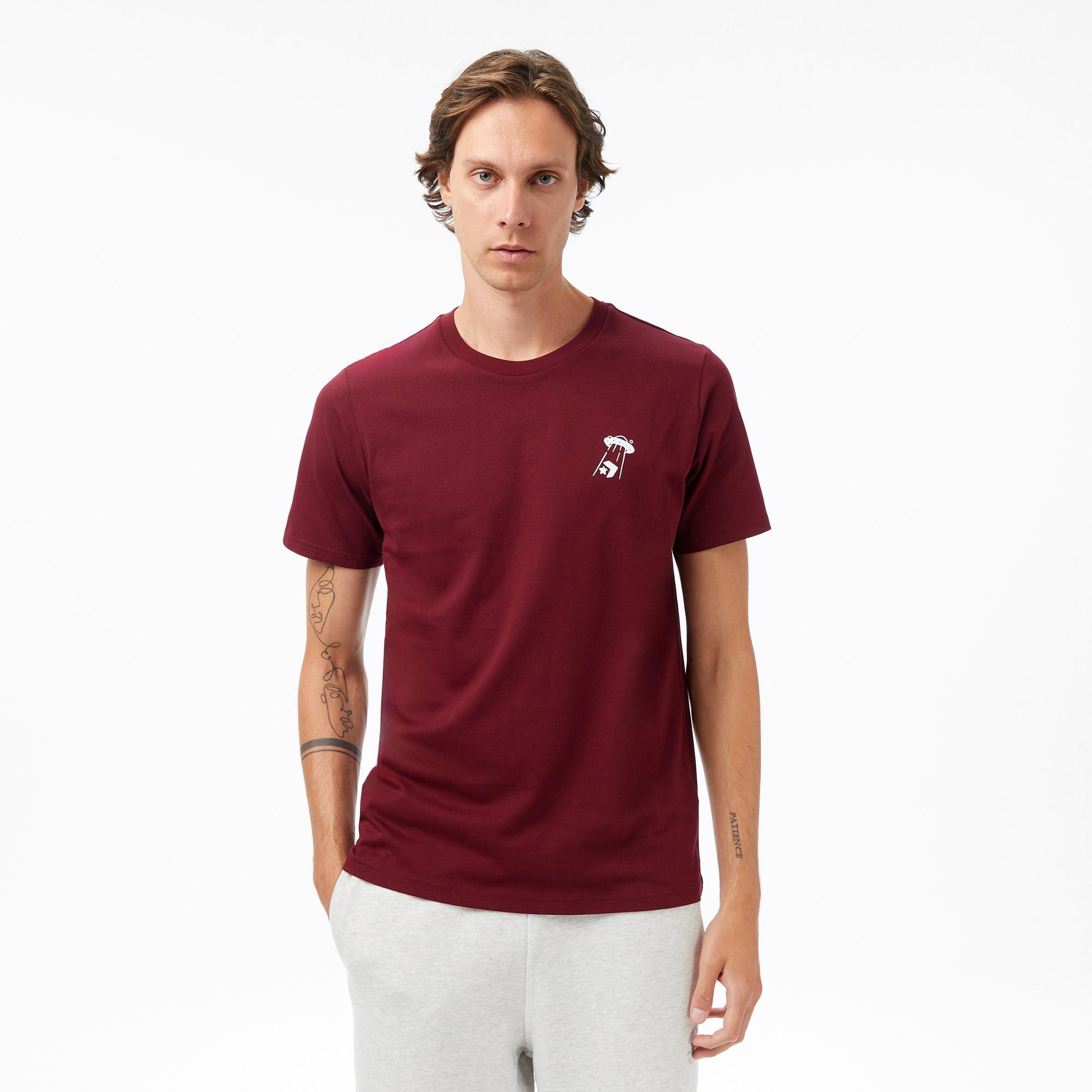 Converse Erkek Bordo T-Shirt