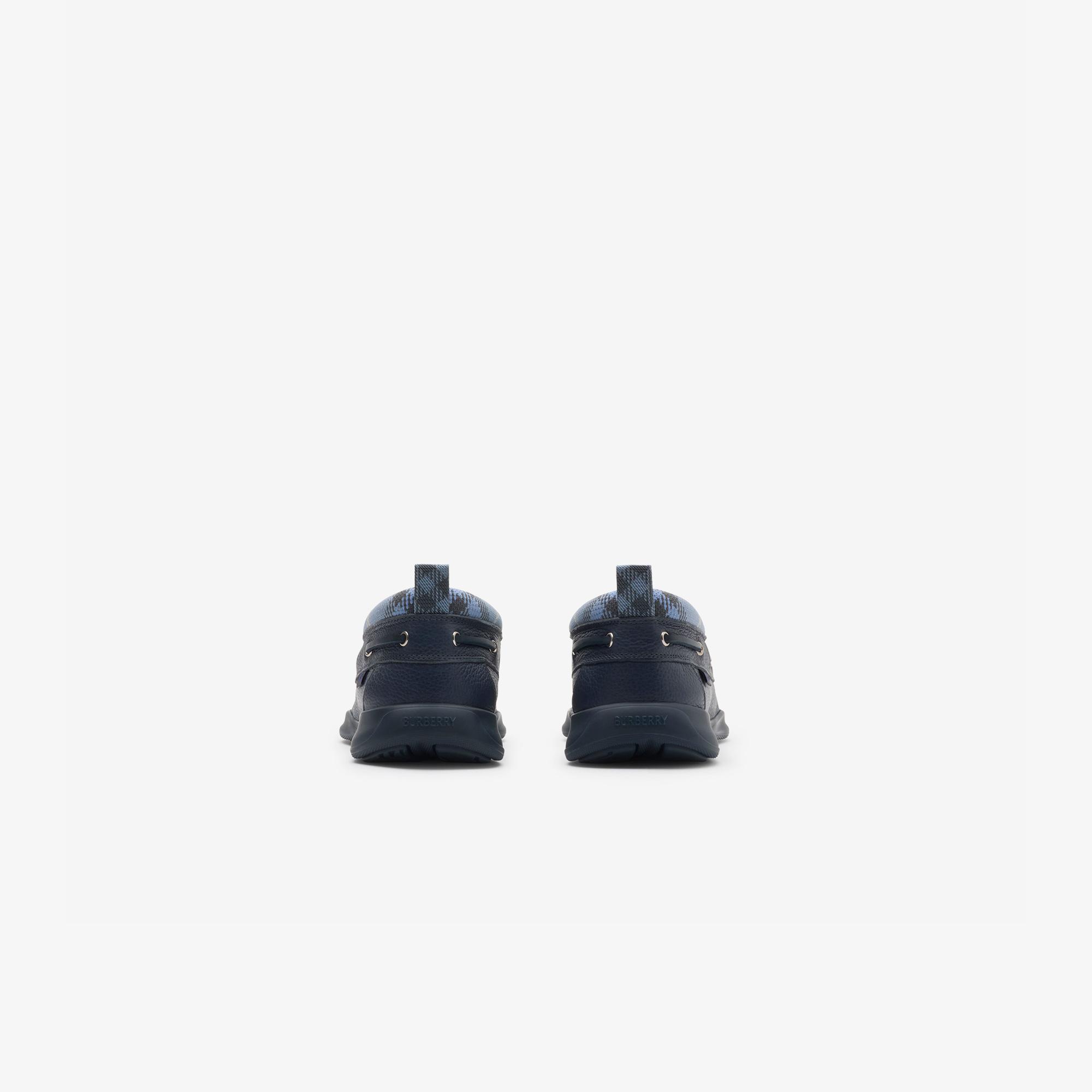 Burberry Decker Lace Up Erkek Gri Sneaker