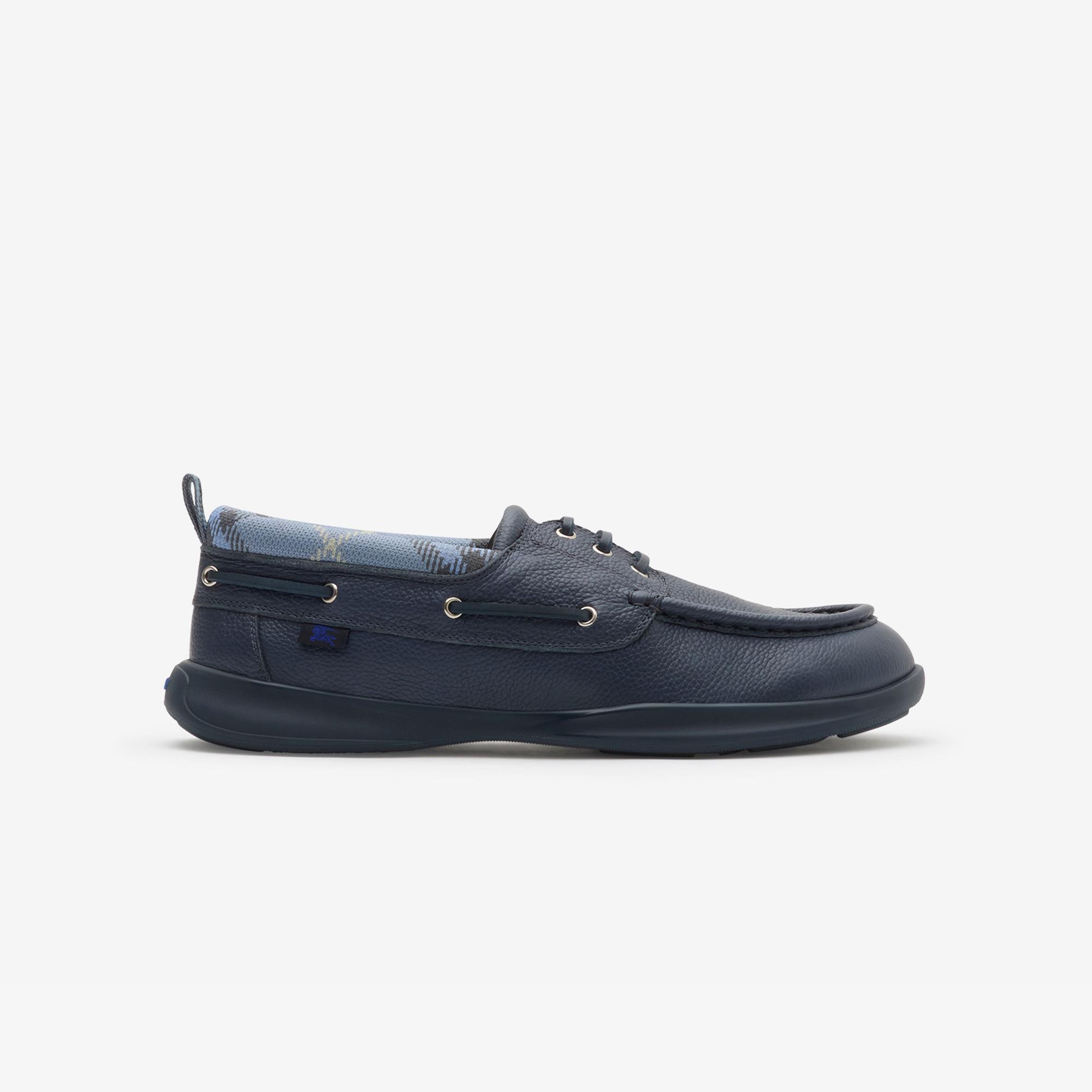 Burberry Decker Lace Up Erkek Gri Sneaker