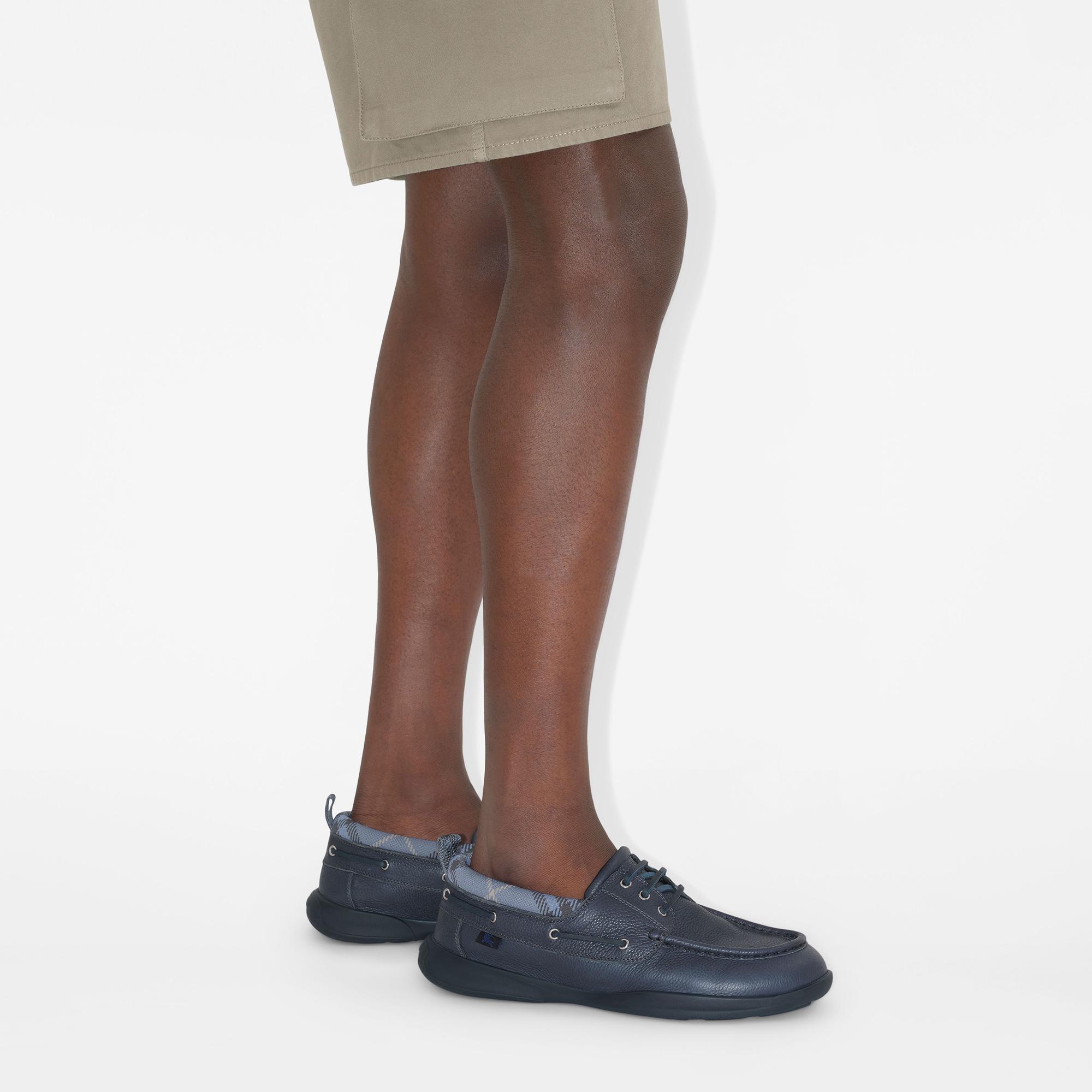Burberry Decker Lace Up Erkek Gri Sneaker