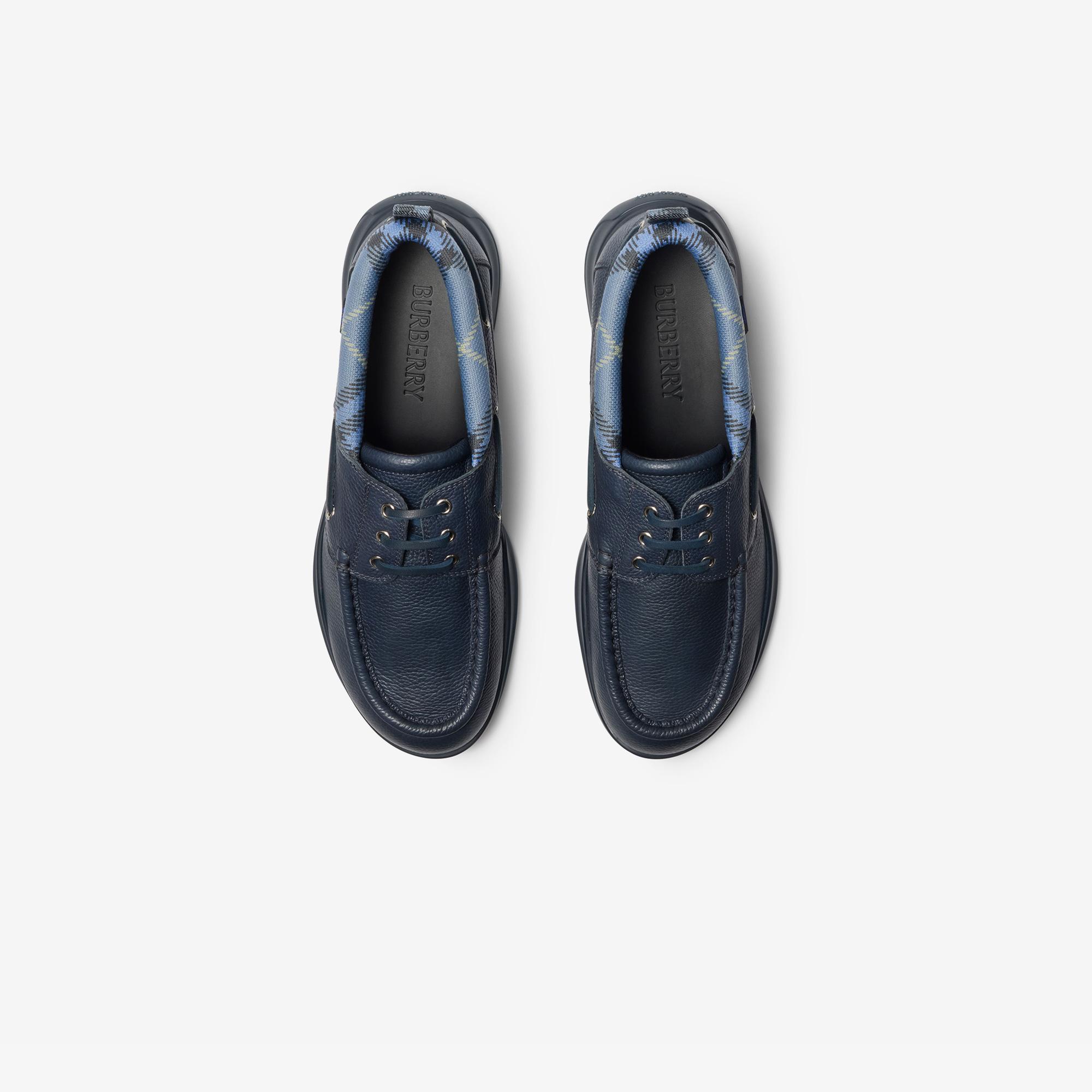 Burberry Decker Lace Up Erkek Gri Sneaker