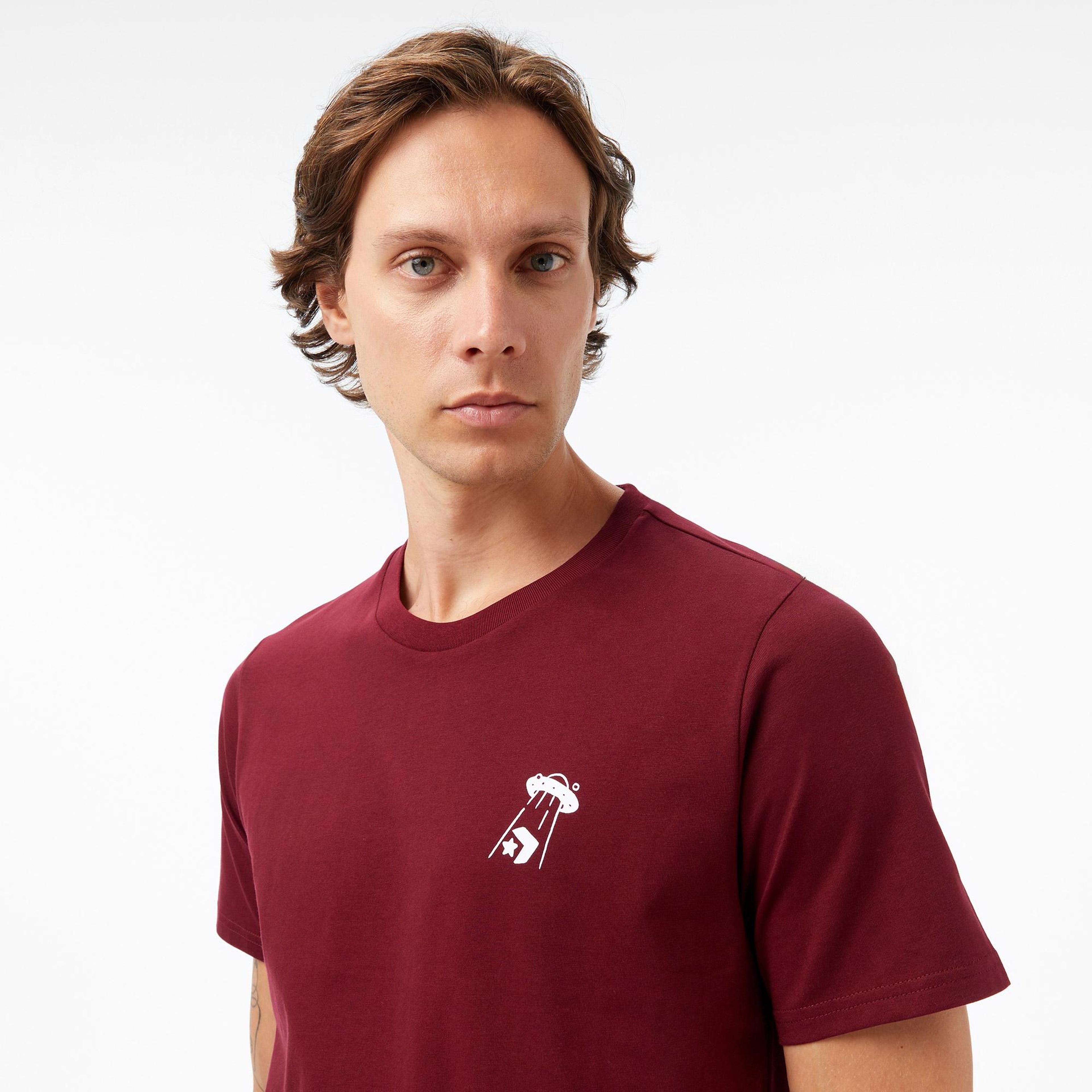 Converse Erkek Bordo T-Shirt