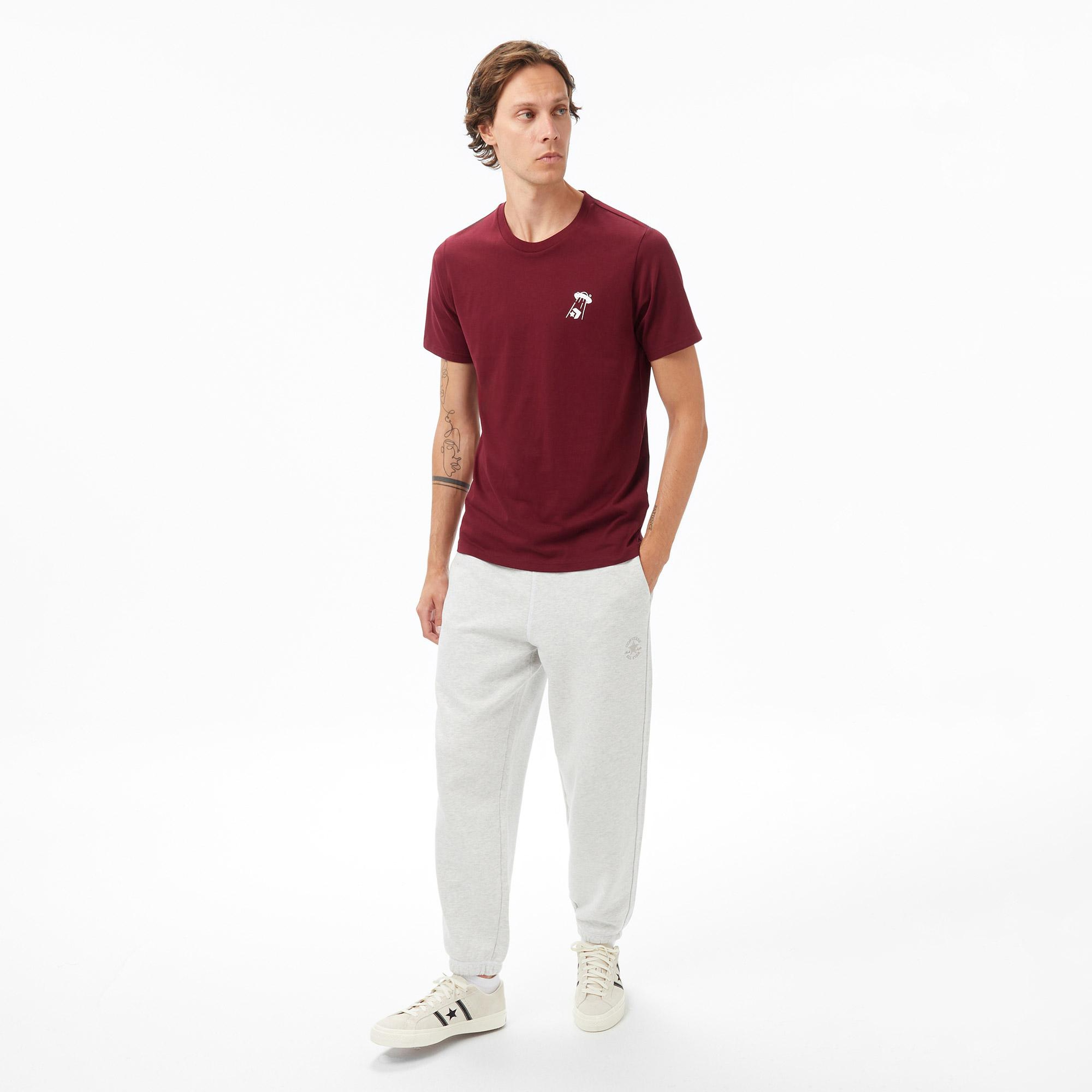 Converse Erkek Bordo T-Shirt