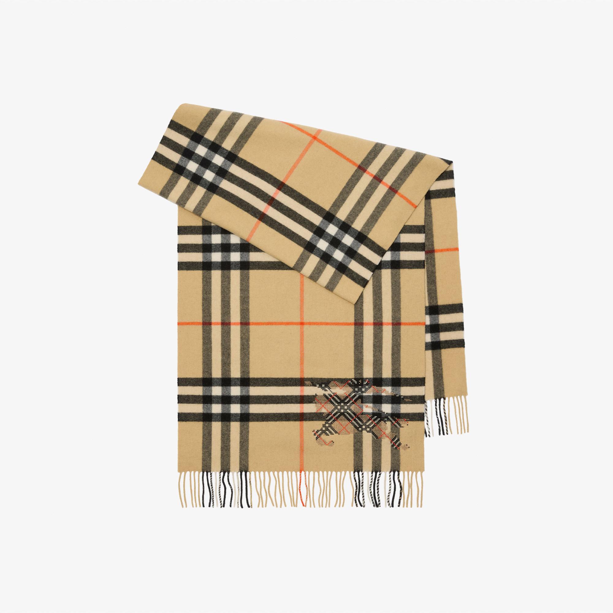 Burberry Check Ekd X Stıtch Kadın Bej Atkı