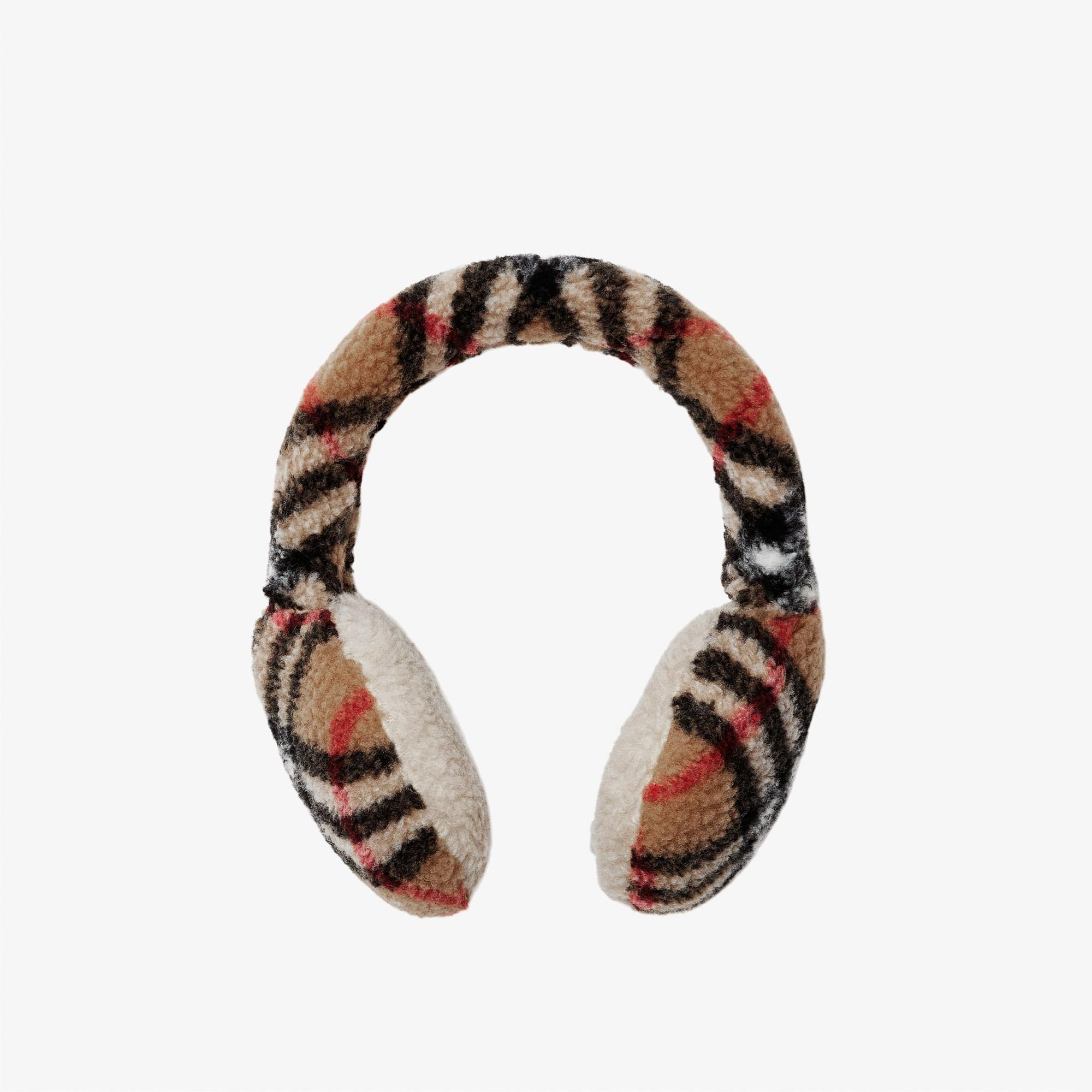 Burberry Fleece Çocuk Bej Kulaklık
